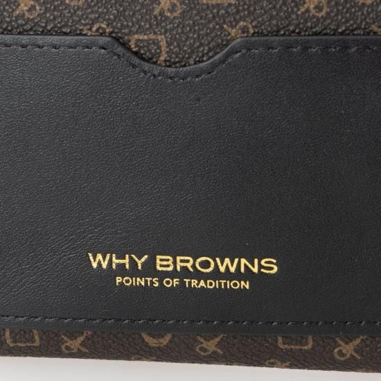 【WHY BROWNS】Lジップショートウォレット〈ホワイオンラインストア・馬具ハーネスデザイン 〉