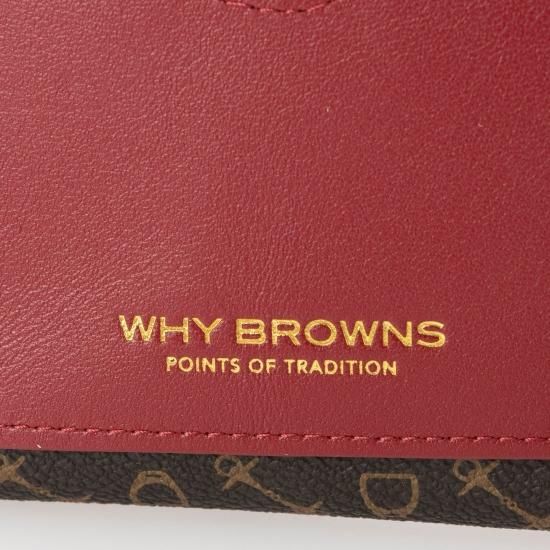 【WHY BROWNS】Lジップショートウォレット〈ホワイオンラインストア・馬具ハーネスデザイン 〉