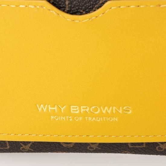 【WHY BROWNS】Lジップショートウォレット〈ホワイオンラインストア・馬具ハーネスデザイン 〉