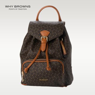 <font color=#ff0000>【10％OFF】</font>【WHY BROWNS】フラップリュック
