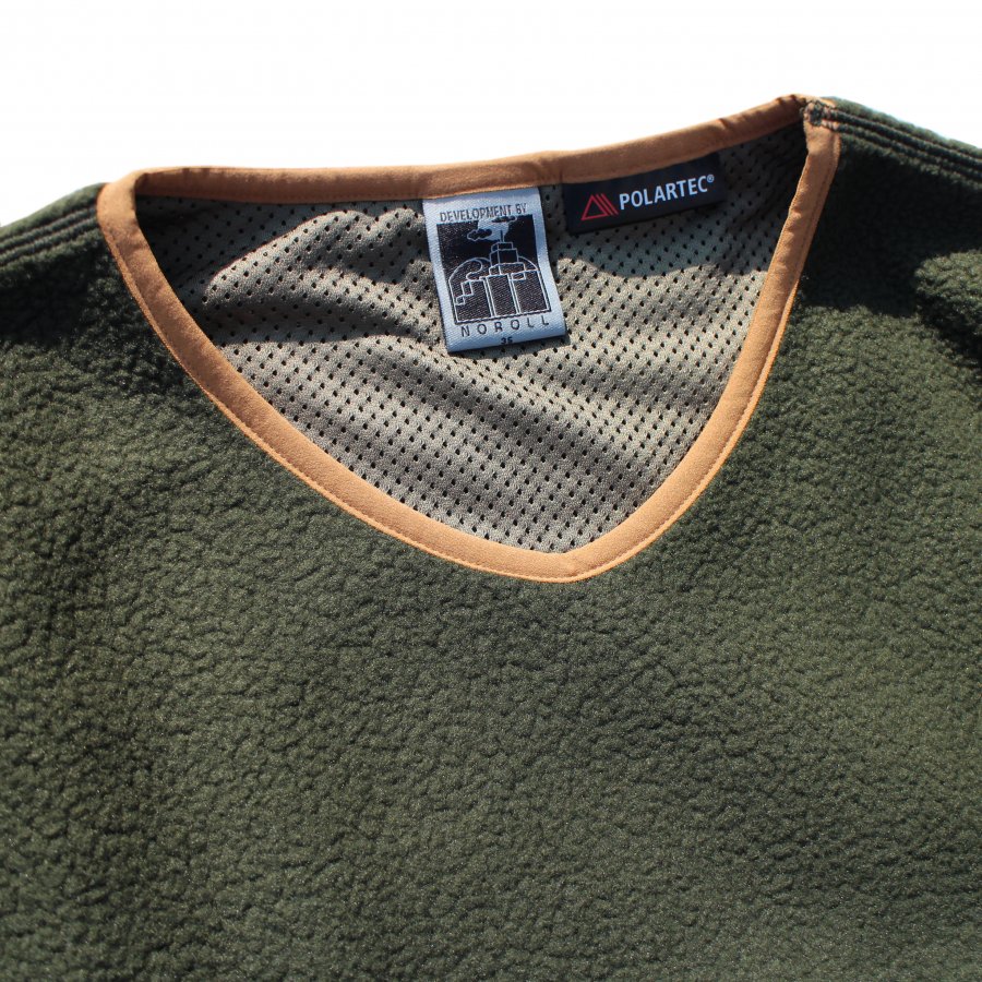 NOROLLFLEECE V NECK SWEATER - Apple Butter Store