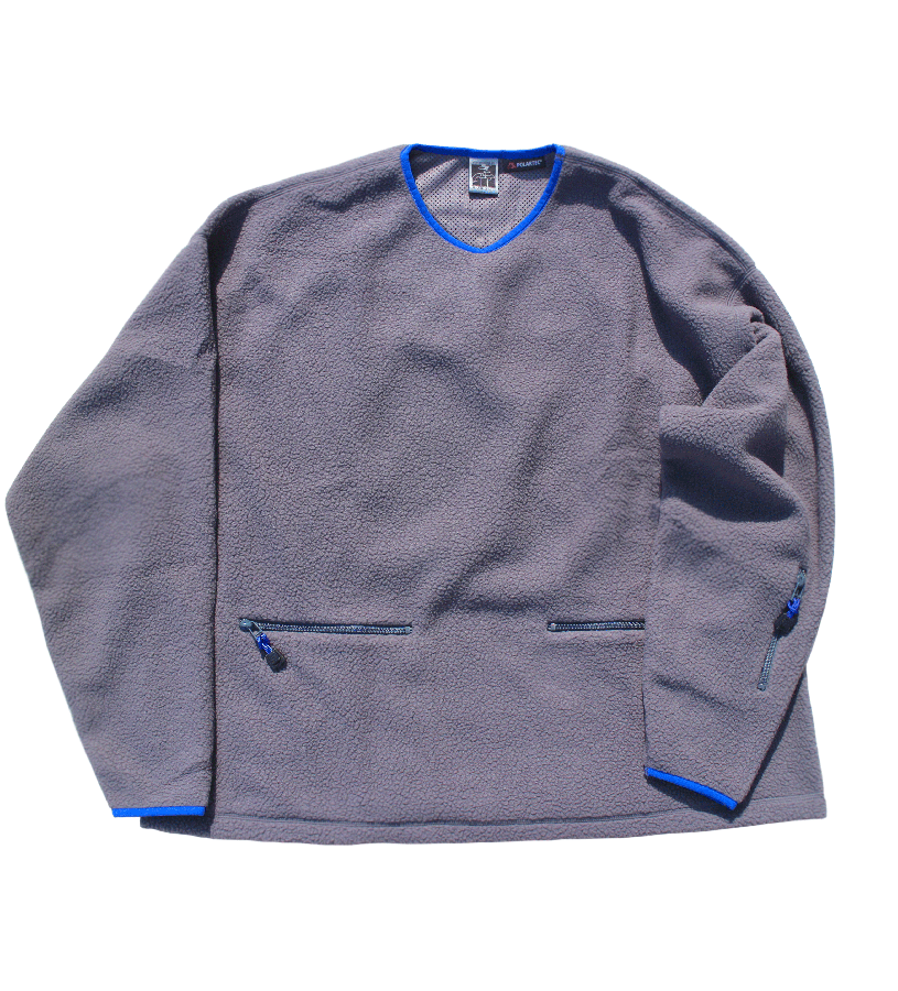 NOROLLFLEECE V NECK SWEATER - Apple Butter Store