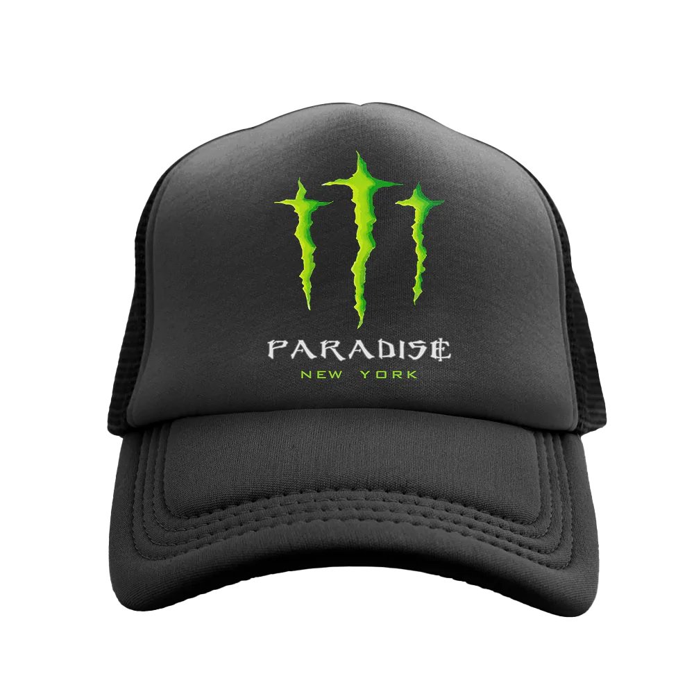 PARADIS3<br>HOLY MONSTER PARADISE TRUCKER HAT<br>