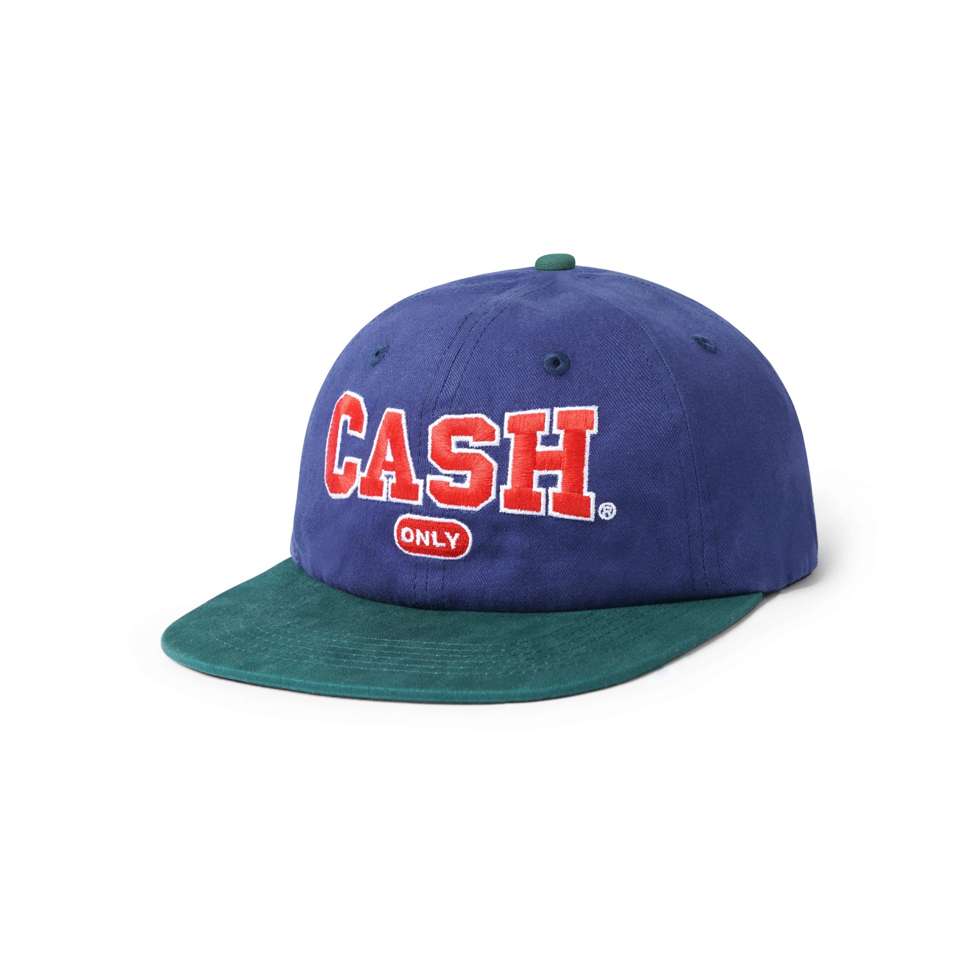 Cash Only<br>College 6 Panel Cap<br>