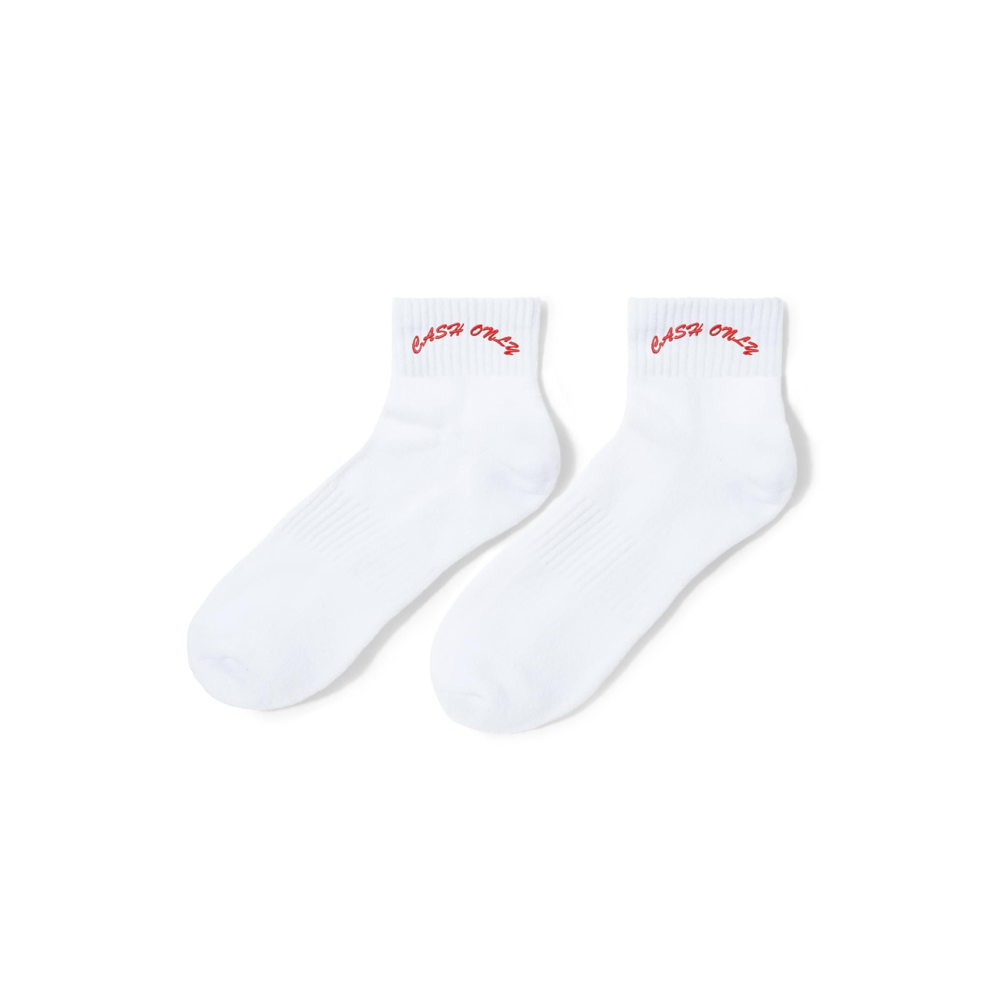 Cash Only<br>Logo Ankle Socks<br>