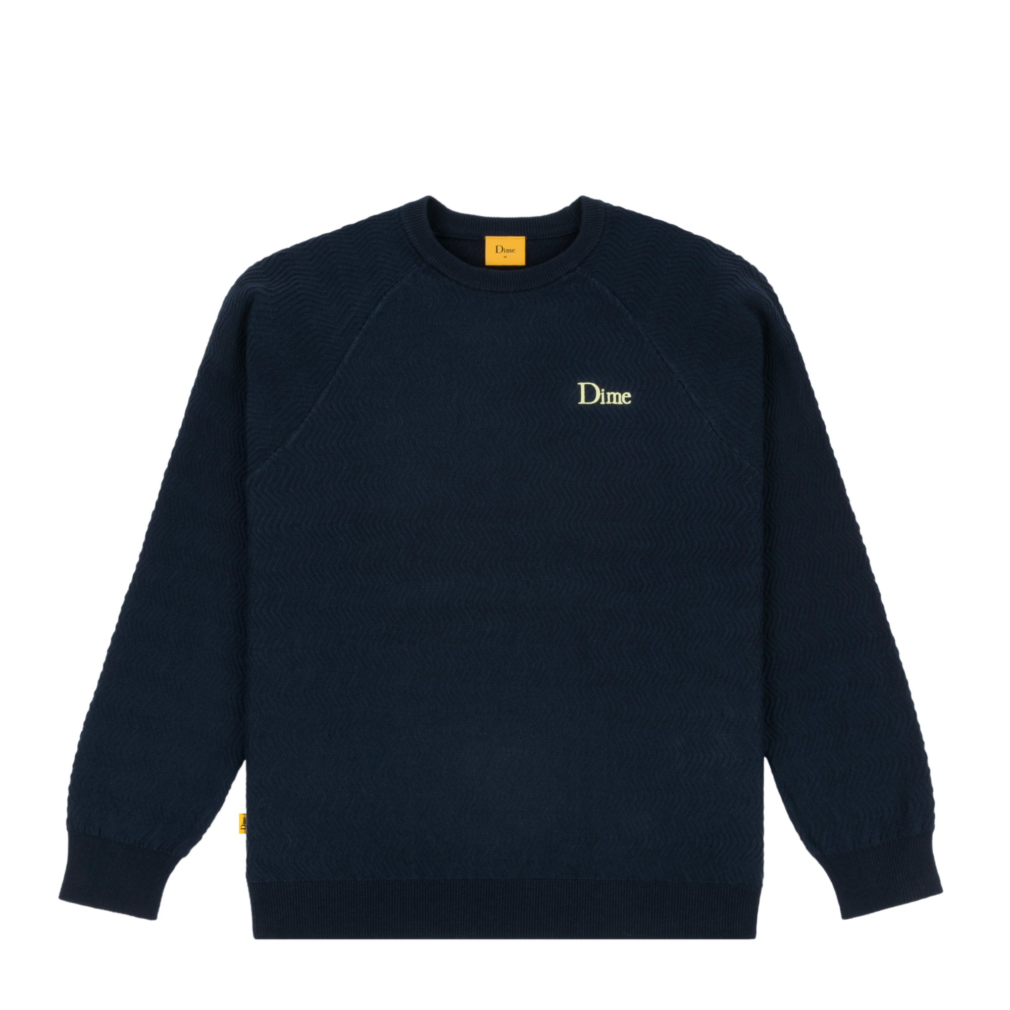 DIME<br>WAVE CABLE KNIT SWEATER<br>