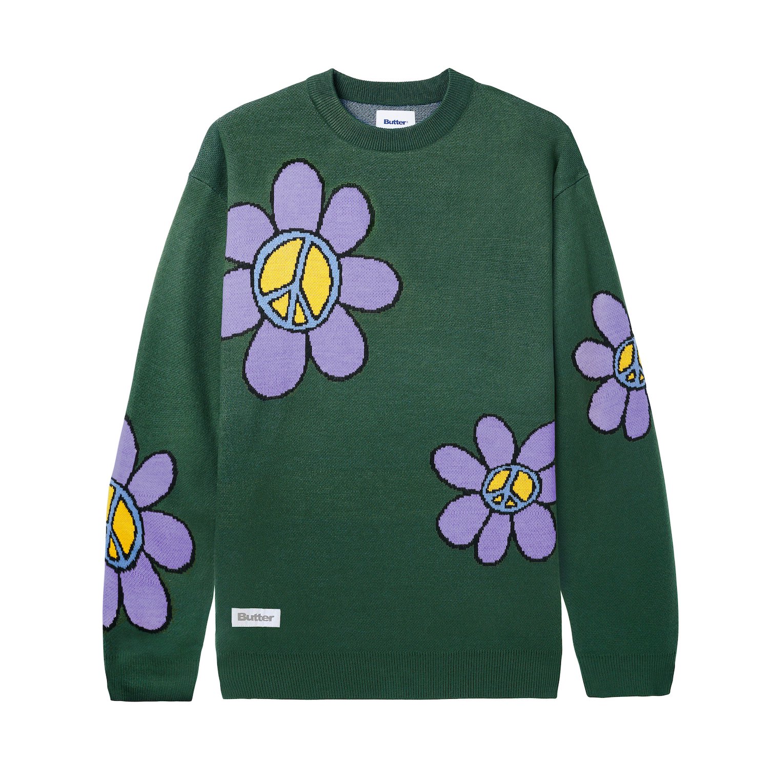 BUTTER GOODS<br>FLOWERS KNITTED SWEATER<br>