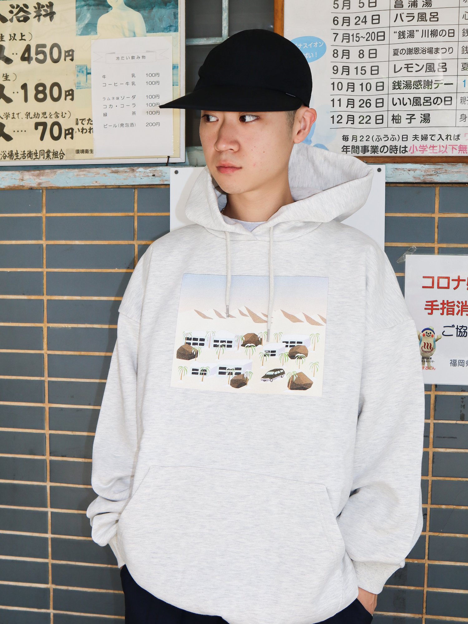 DIASPORA skeatboards HOODED ストームプルオーバー-