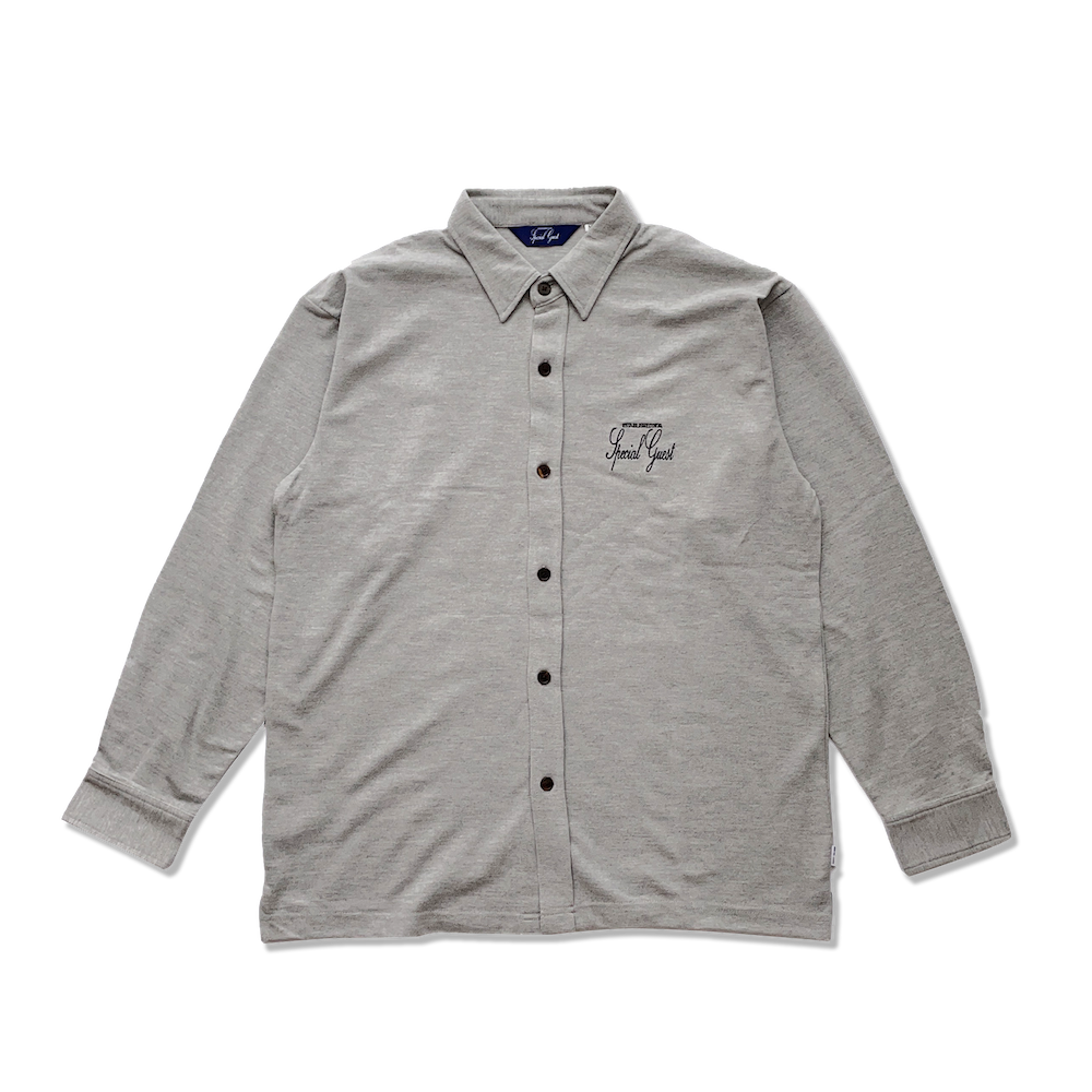 SPECIAL GUEST<br>SG Front Opening L/S Polo Shirt<br>