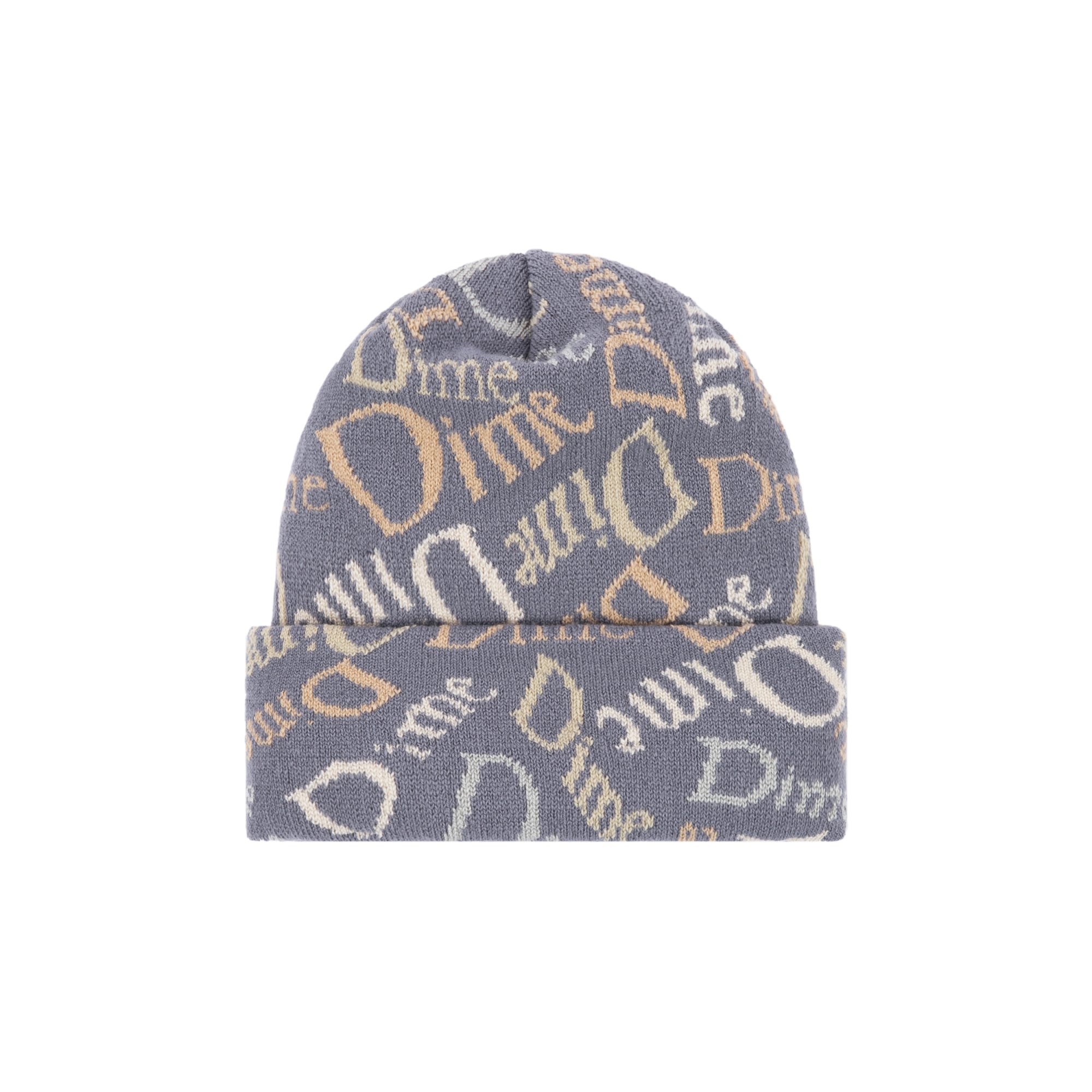 メーカー再生品 Dime ダイム DIME WAVE CHECKERED BEANIE ブラウン