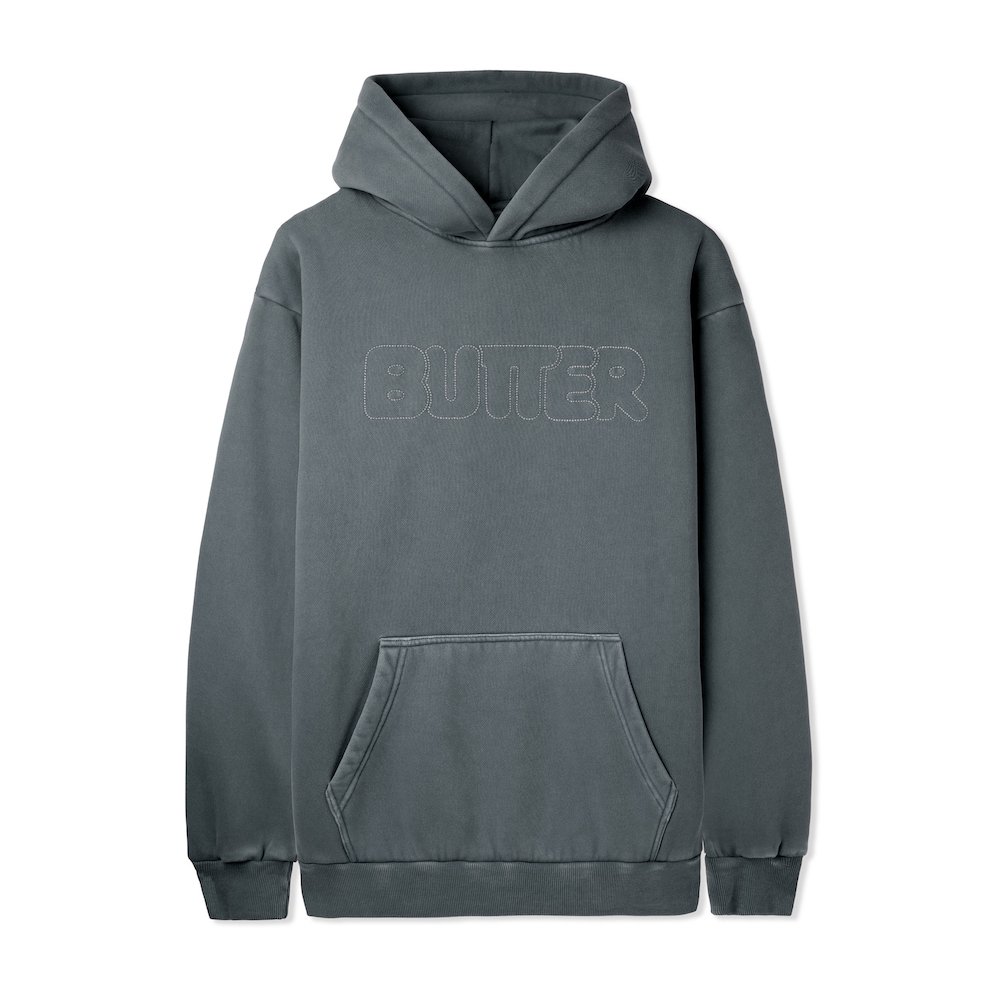 BUTTER GOODS<br>DISTRESSED DYE PULLOVER HOOD<br>
