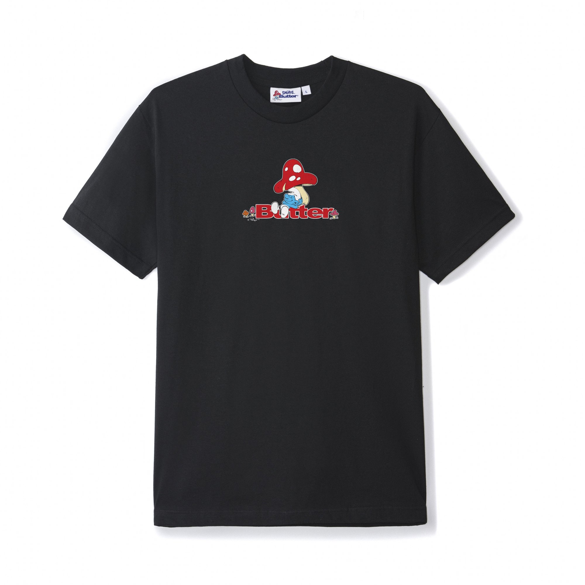 BUTTER GOODS×The Smurfs<br>Lazy Logo Tee<br>