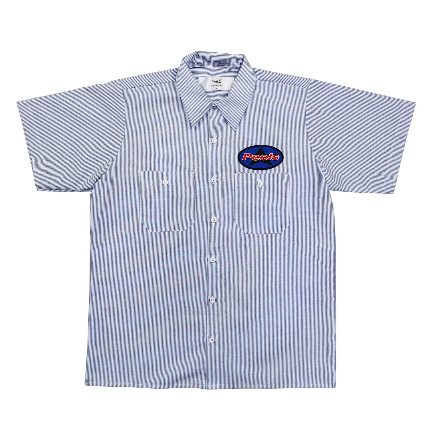Peels<br>Striped Work Shirt with Star Patch<br>