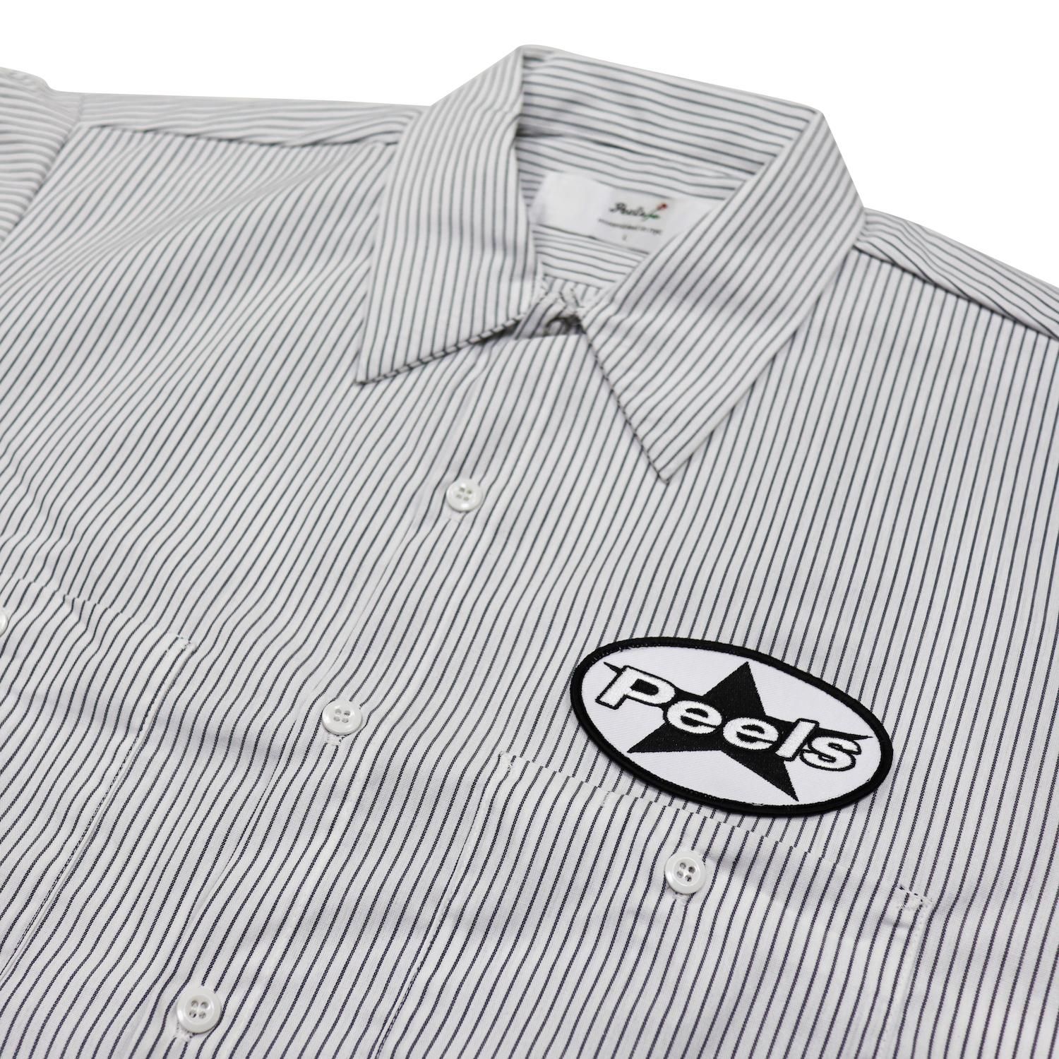 PeelsOG Striped Work Shirt with Star Patch - Apple Butter Store