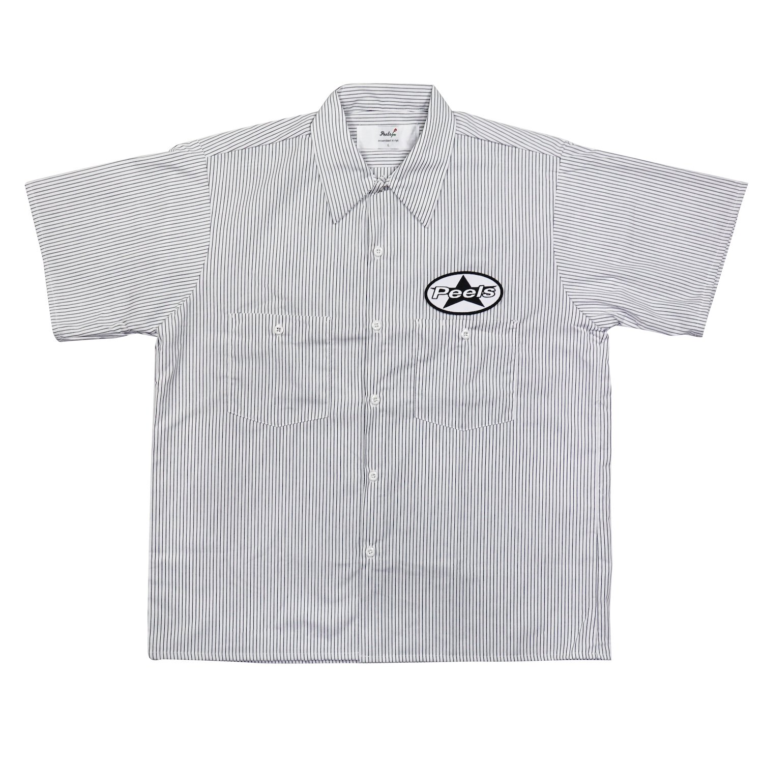 Peels<br>OG Striped Work Shirt with Star Patch<br>