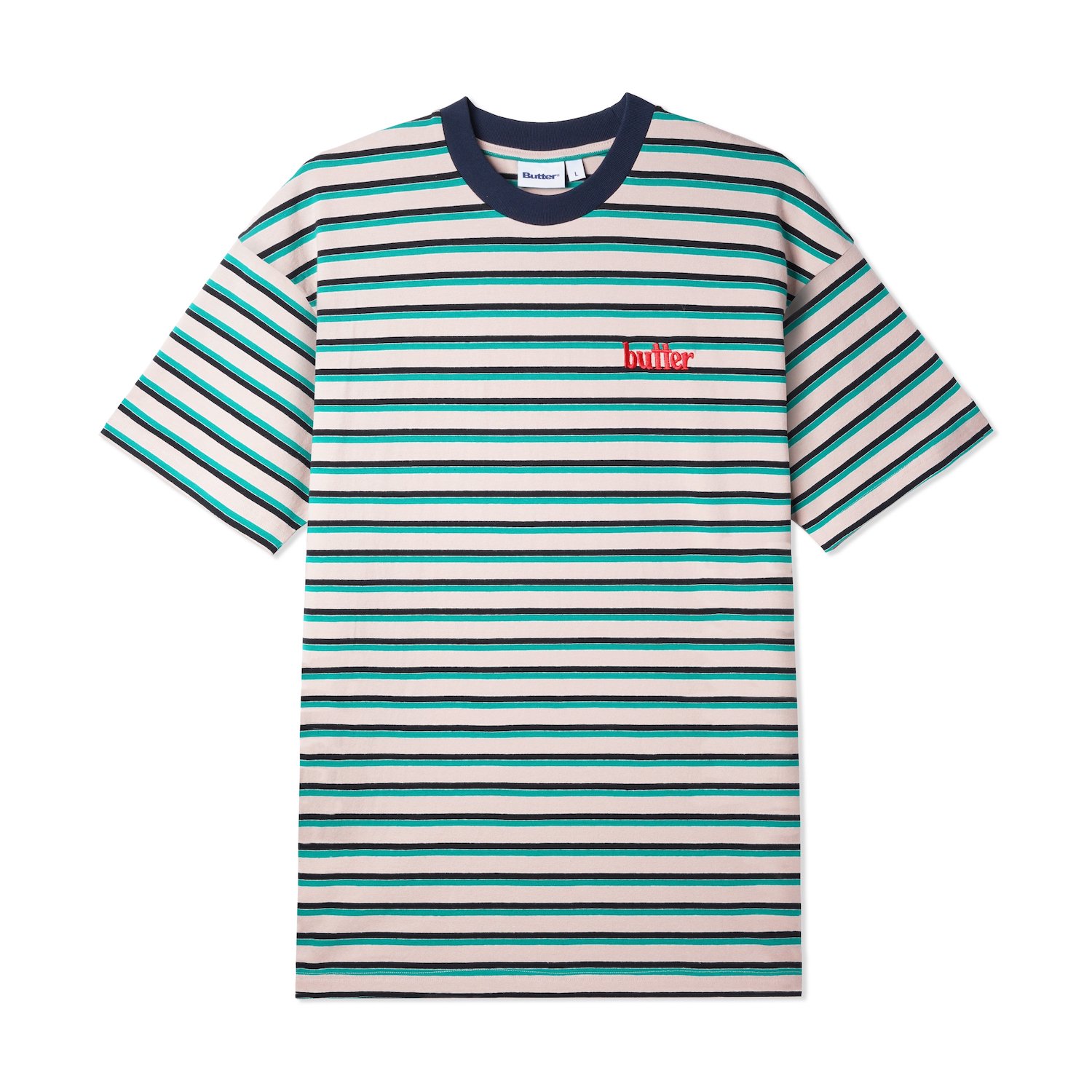 BUTTER GOODS<br>Thomas Stripe S/S Tee<br>