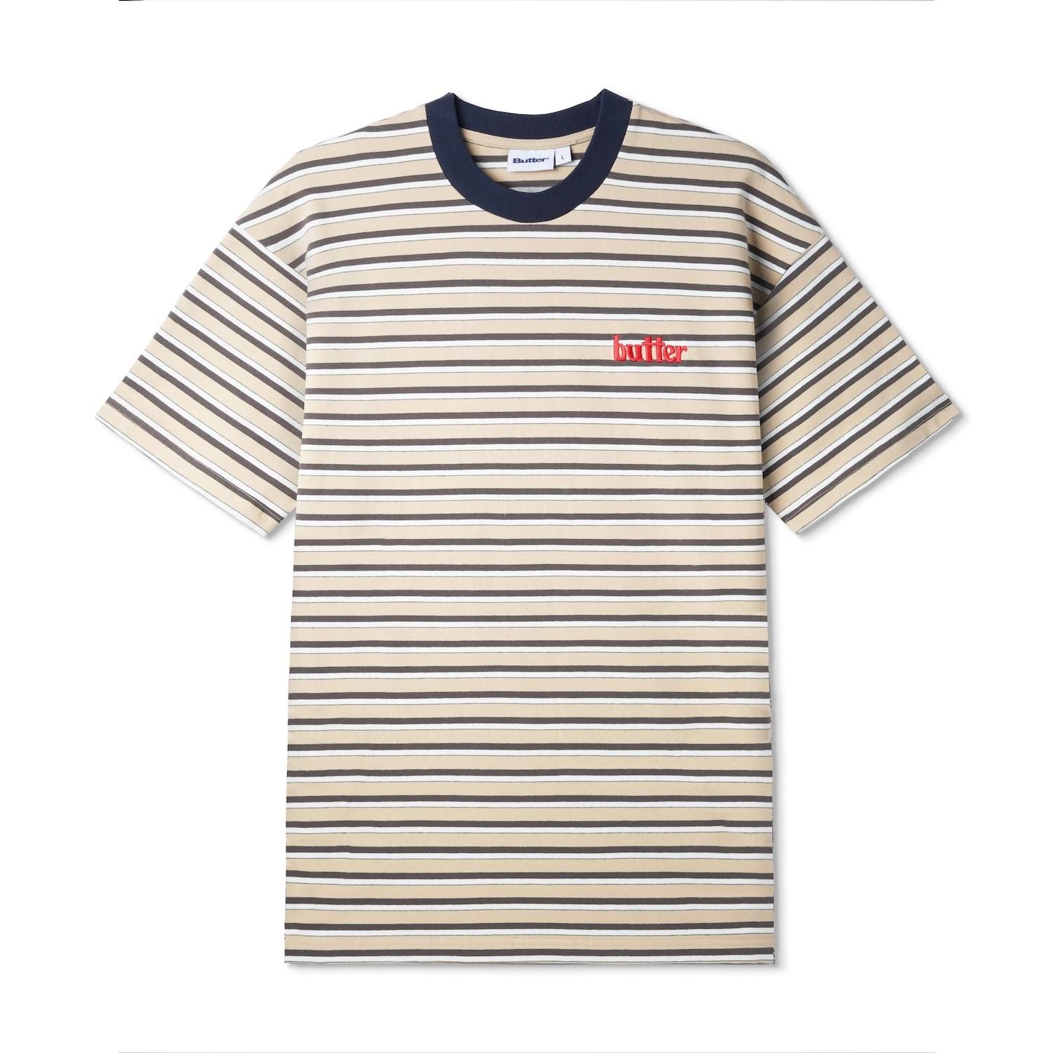 BUTTER GOODS<br>Thomas Stripe S/S Tee<br>