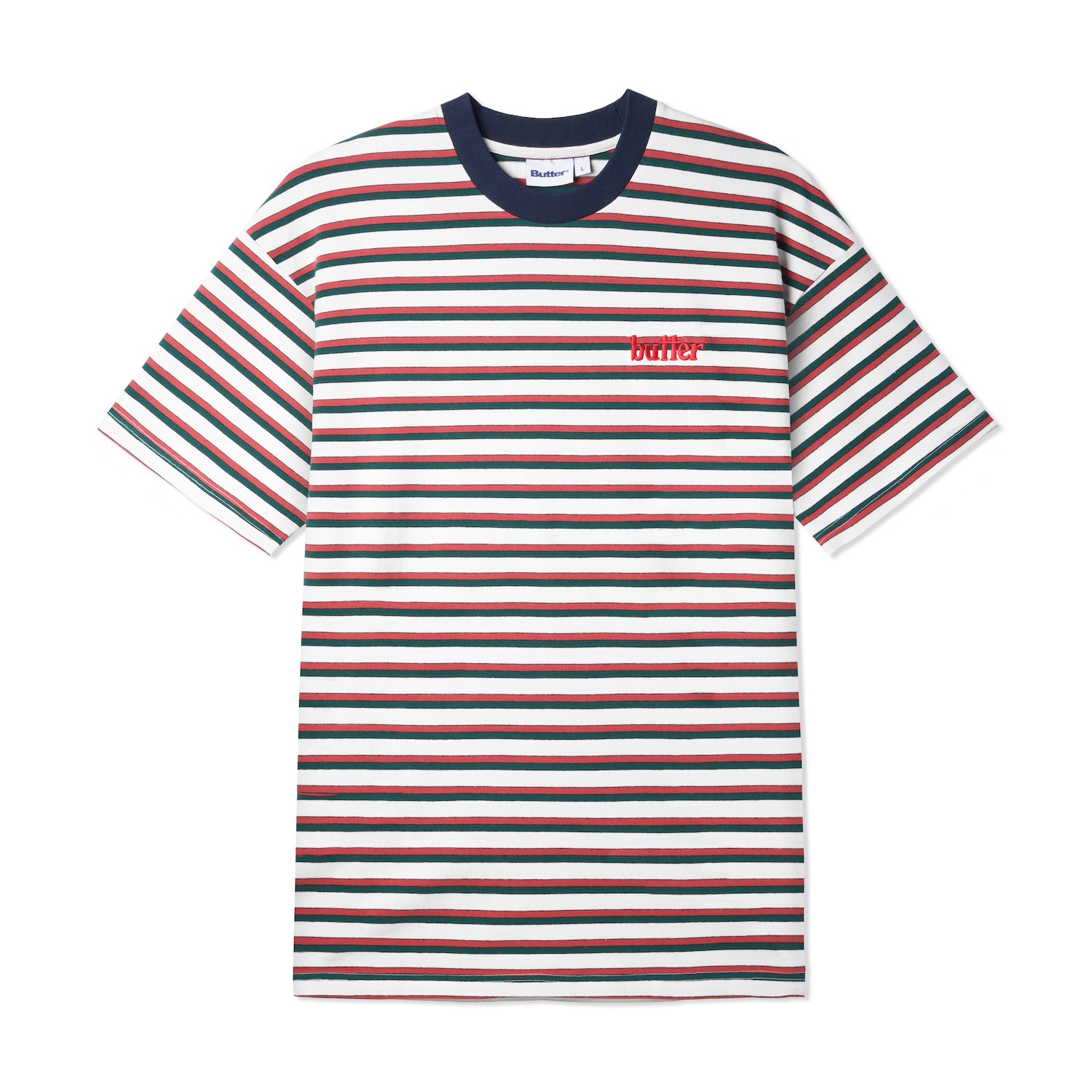 BUTTER GOODS<br>Thomas Stripe S/S Tee<br>
