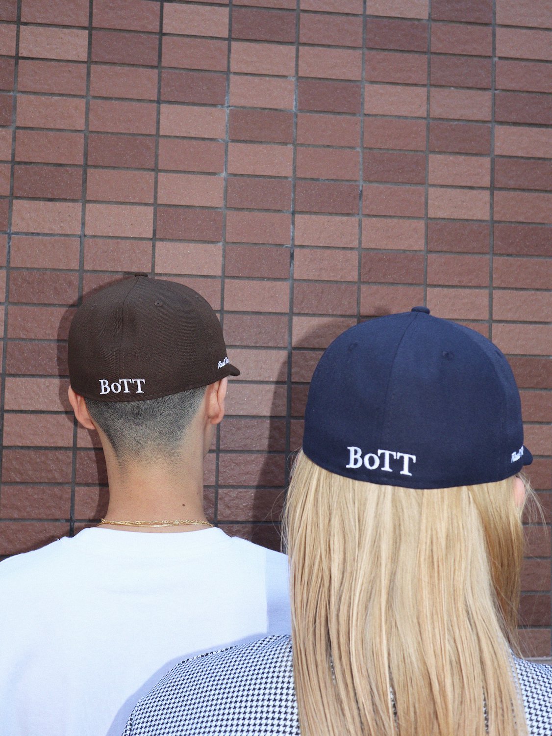 Bott B Logo NEW ERA CAP  7 3/8  即完　ネイビー