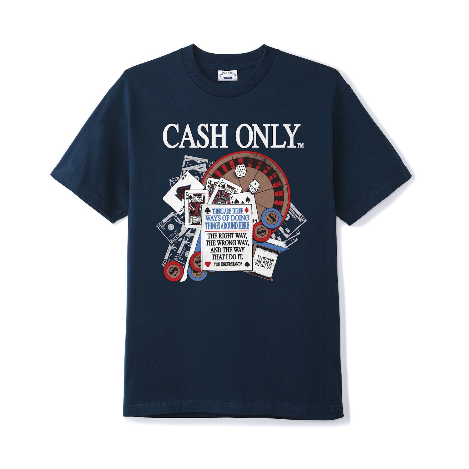 Cash Only<br>Casino Tee<br>