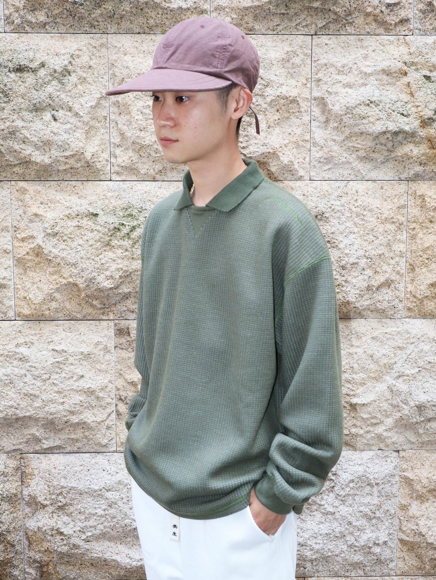 新品本物 Diaspora skateboardsWaffle Skipper Polo - Apple Butter Store トップス