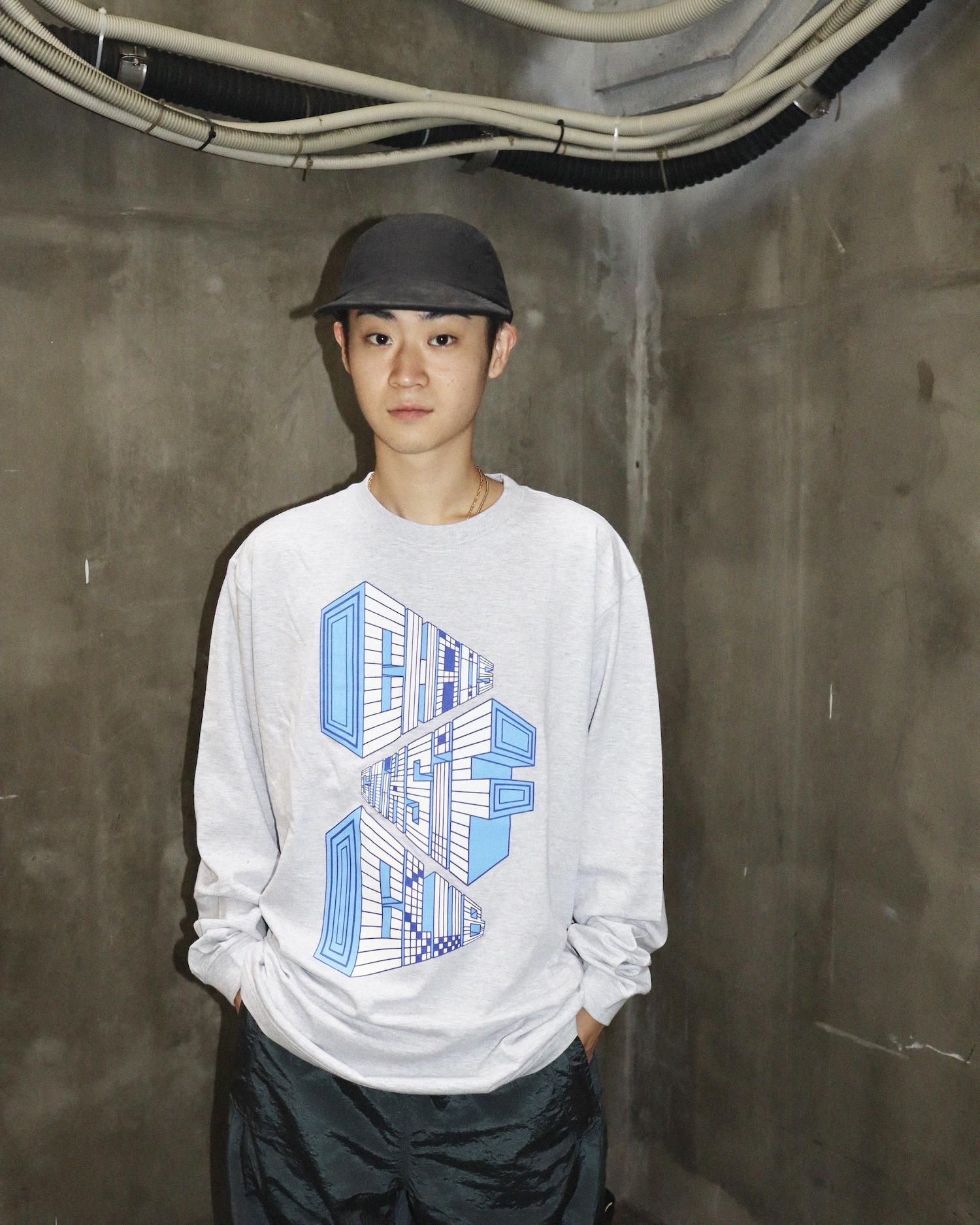 Apple butter store × Chaos fishing Club Chaos Fishing ClubBLOCK LOGO L/S TEE - Apple Butter Store