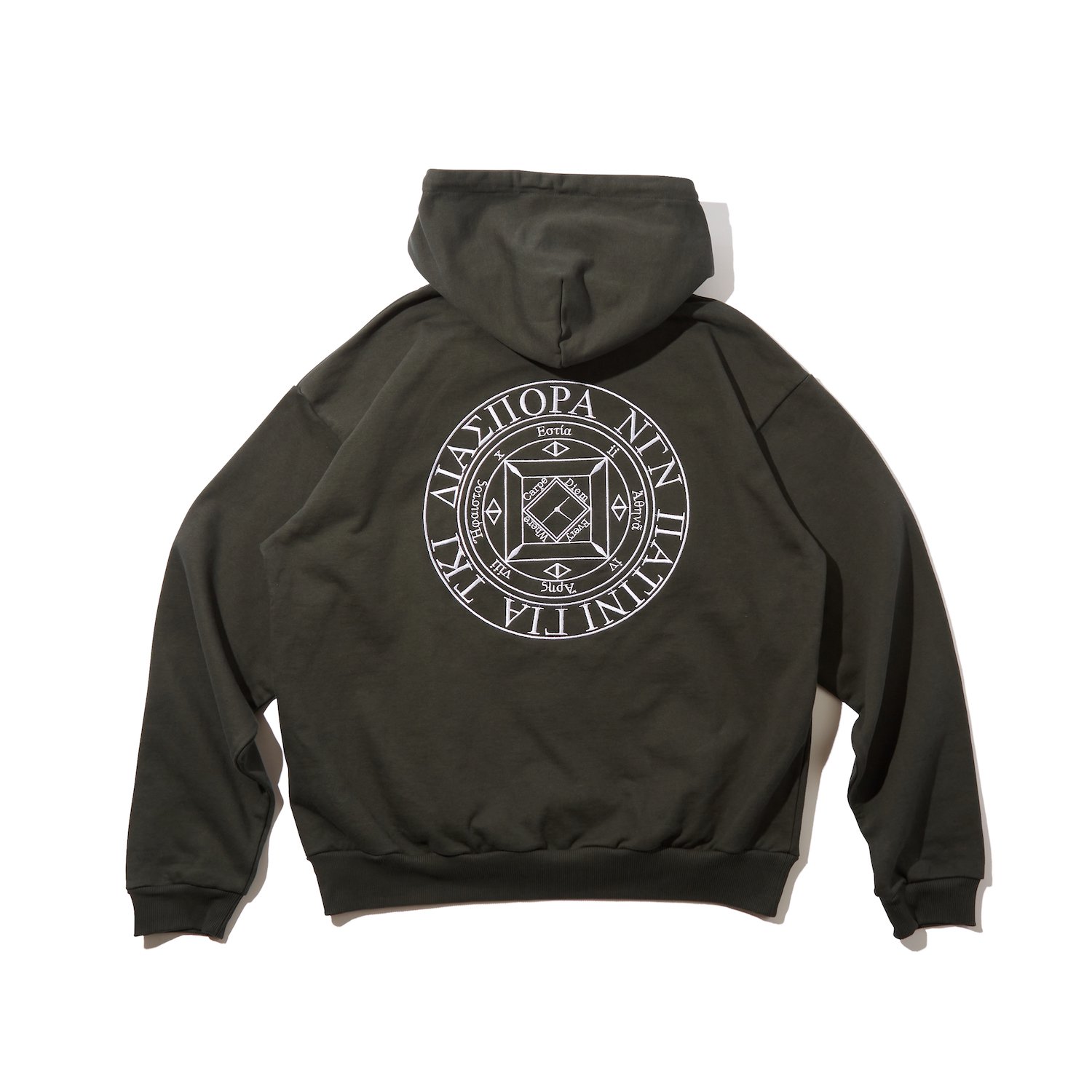 Diaspora skateboards<br>Embroidered Magic Circle Hooded Sweatshirt<br>