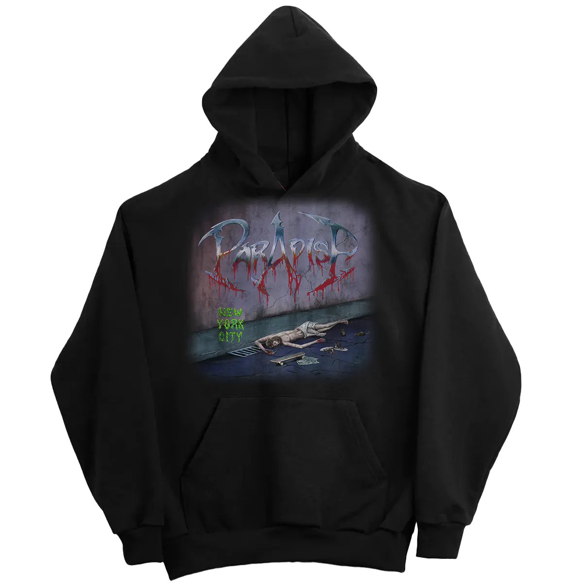 yeezyイージーParadis3 - Skull Hood Embroidered Hoodie - トップス