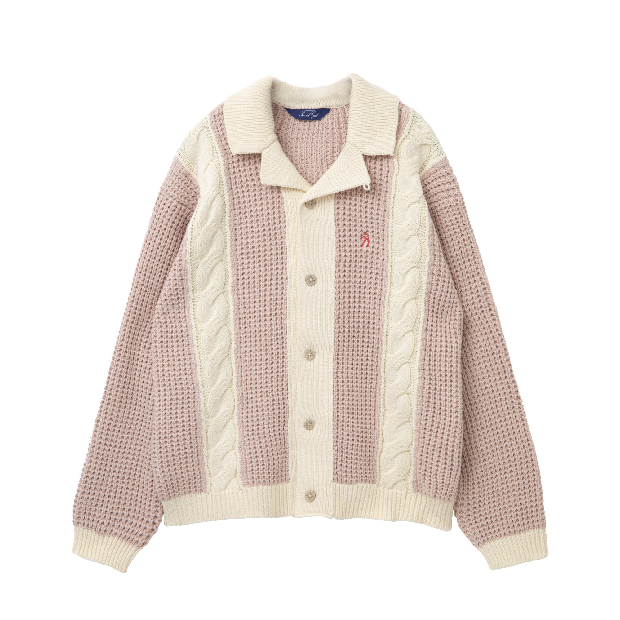 SPECIAL GUEST<br>SG cable collar cardigan<br>