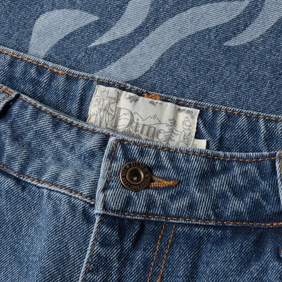 Flamepuzz Relaxed Denim Pant – Premier