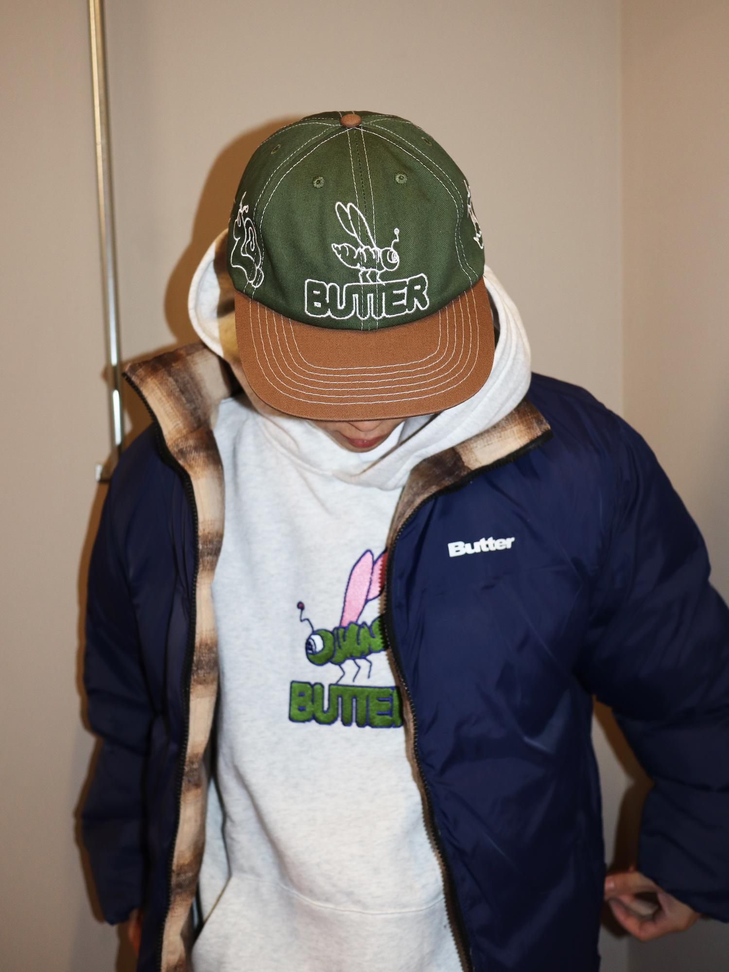 BUTTER GOODSReversible Plaid Puffer Jacket - Apple Butter Store