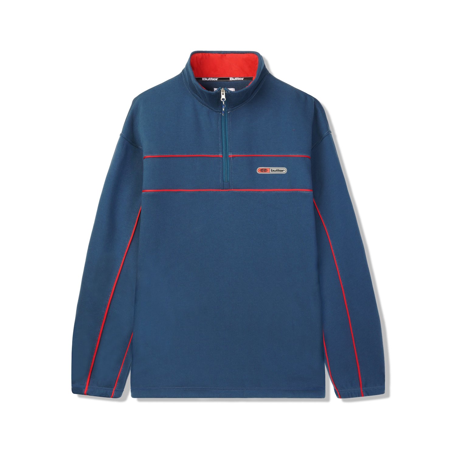 BUTTER GOODS<br>Pipe 1/4 Zip Pullover<br>