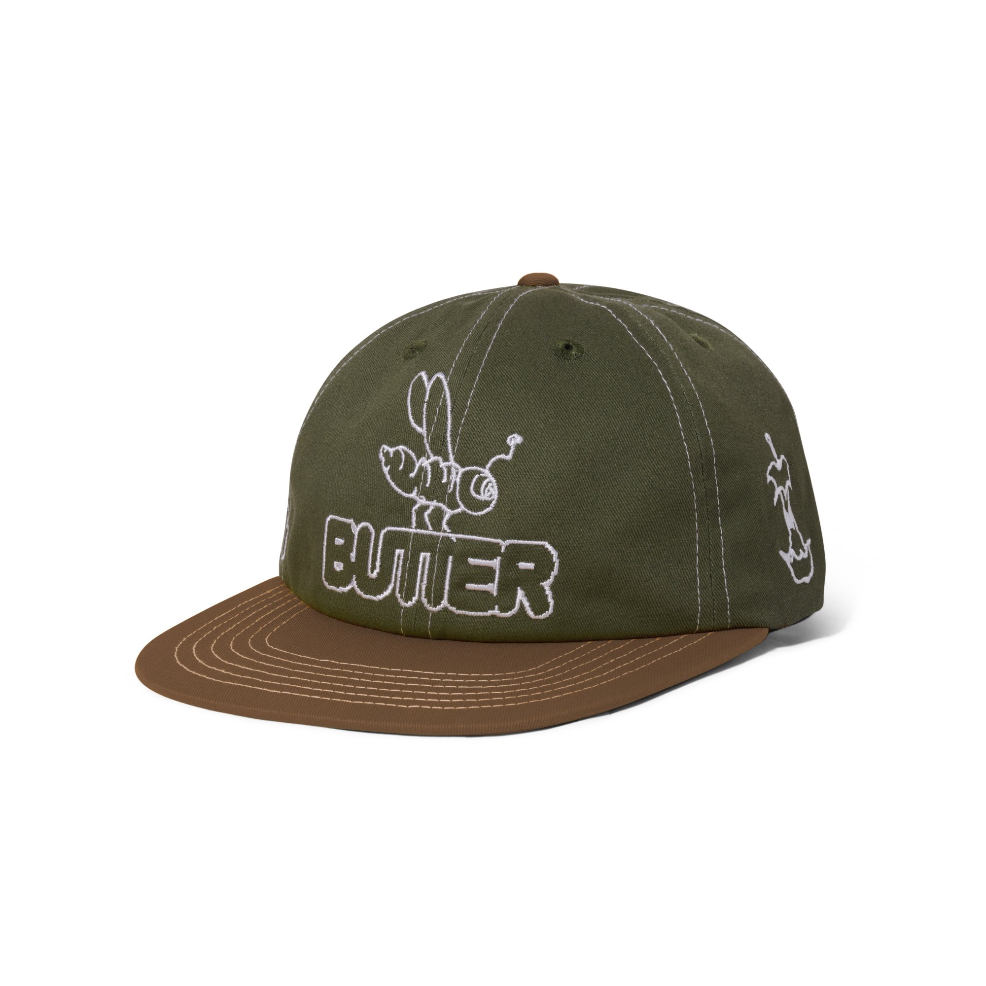 BUTTER GOODS<br>Critter 6 Panel Cap<br>