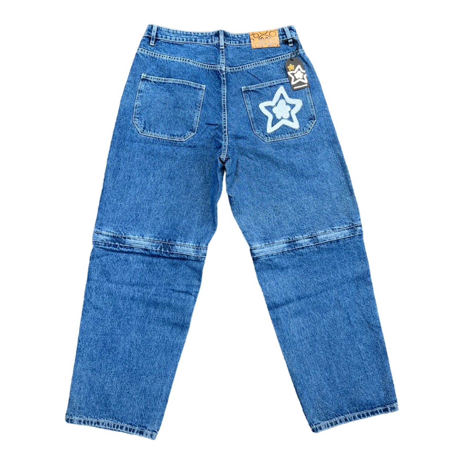 STAR TEAMZip Off Star Jeans - Apple Butter Store