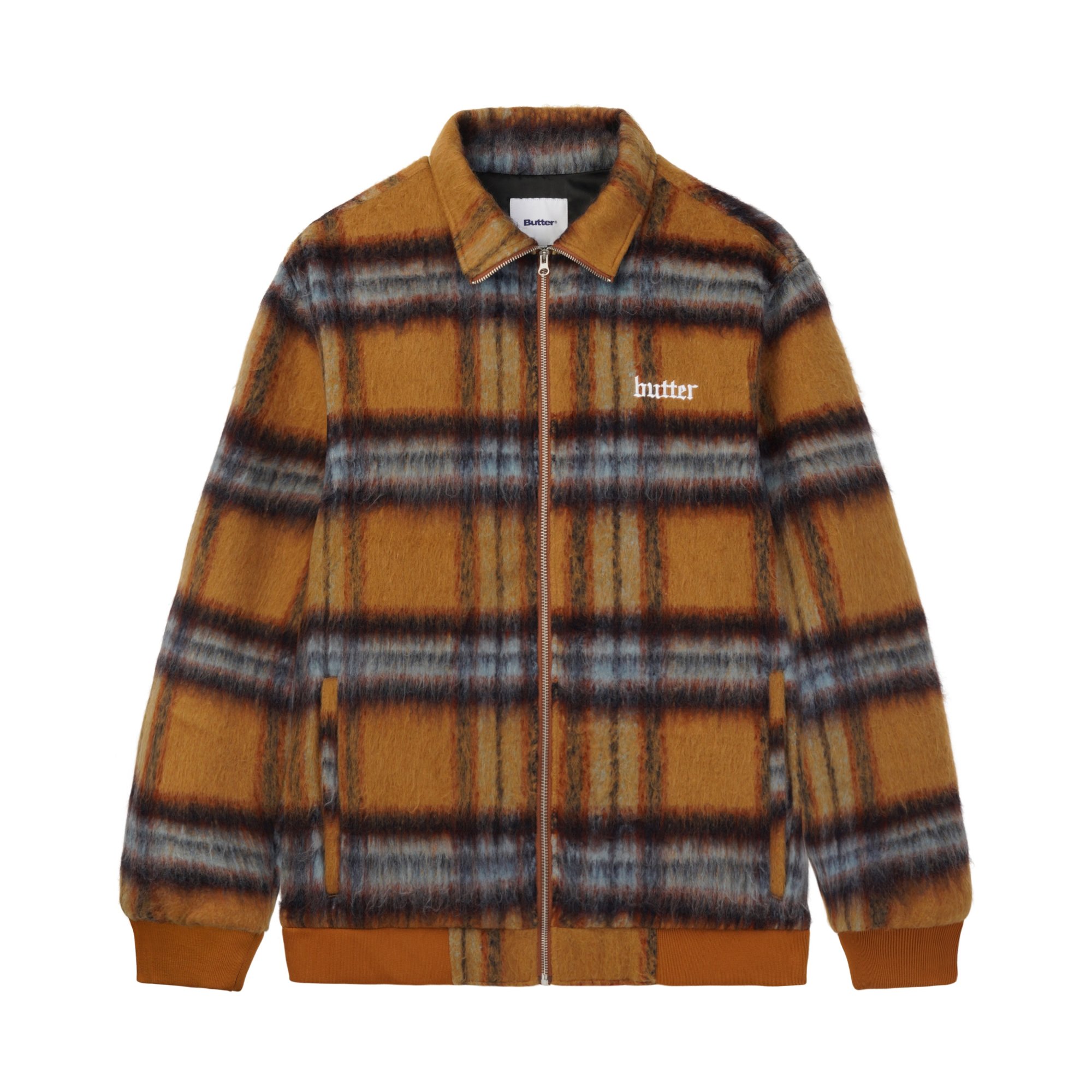 BUTTER GOODS<br>Hairy Plaid Jacket<br>