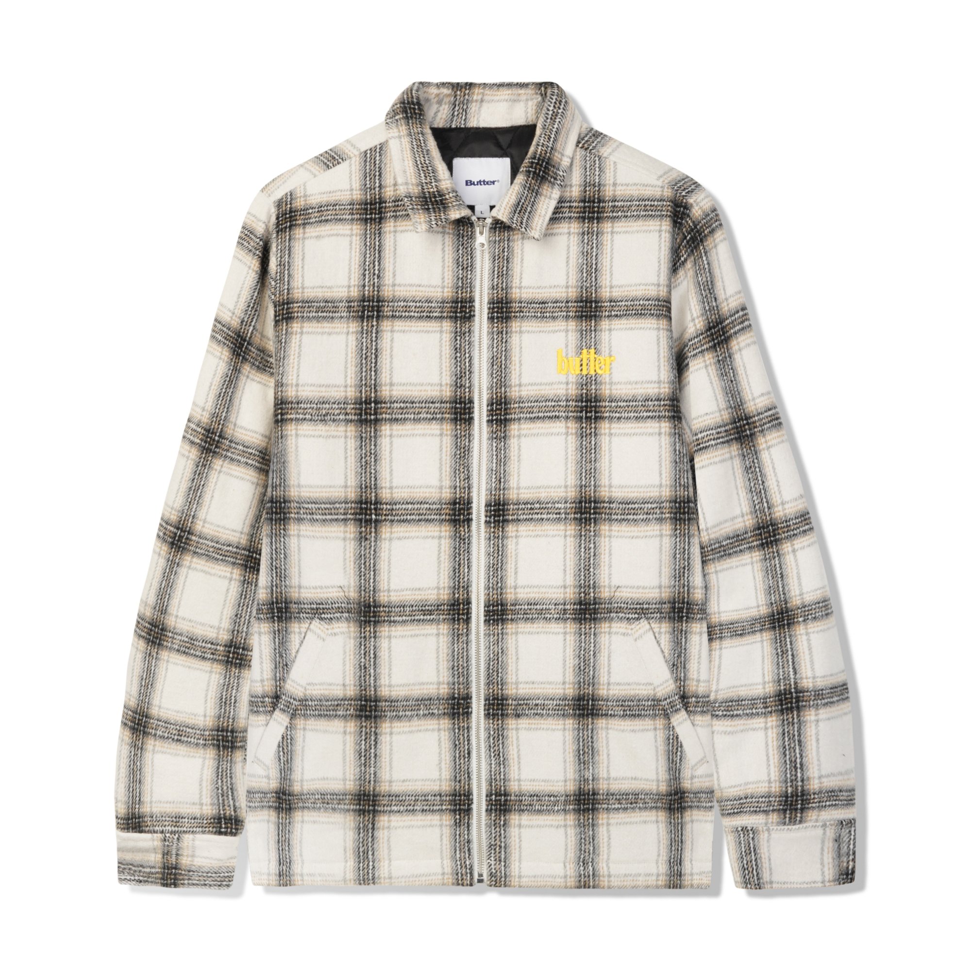 BUTTER GOODS<br>Plaid Flannel Insulated Overshirt<br>