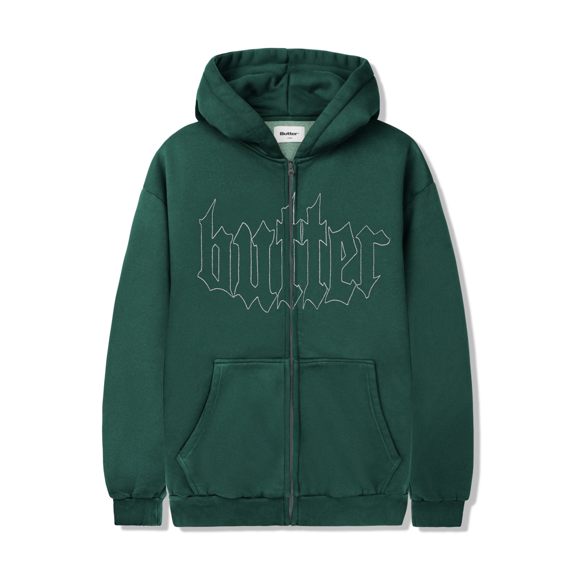 BUTTER GOODS<br>Cropped Zip-Thru Hood<br>