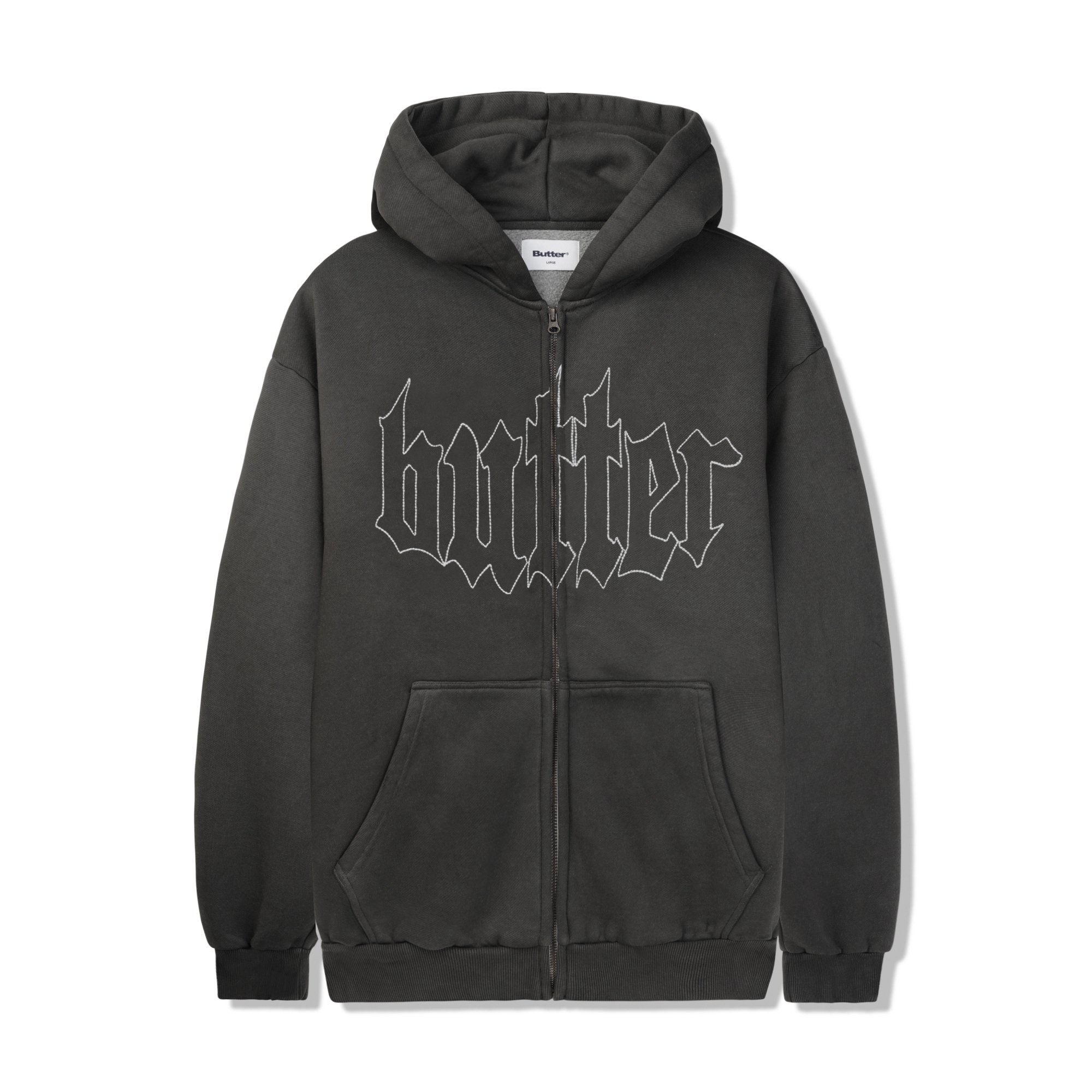 BUTTER GOODS<br>Cropped Zip-Thru Hood<br>