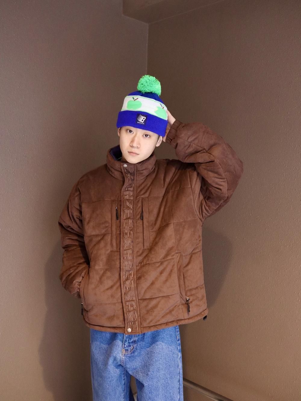 BRONZE56KFAUX SUEDE PUFFER JACKET - Apple Butter Store