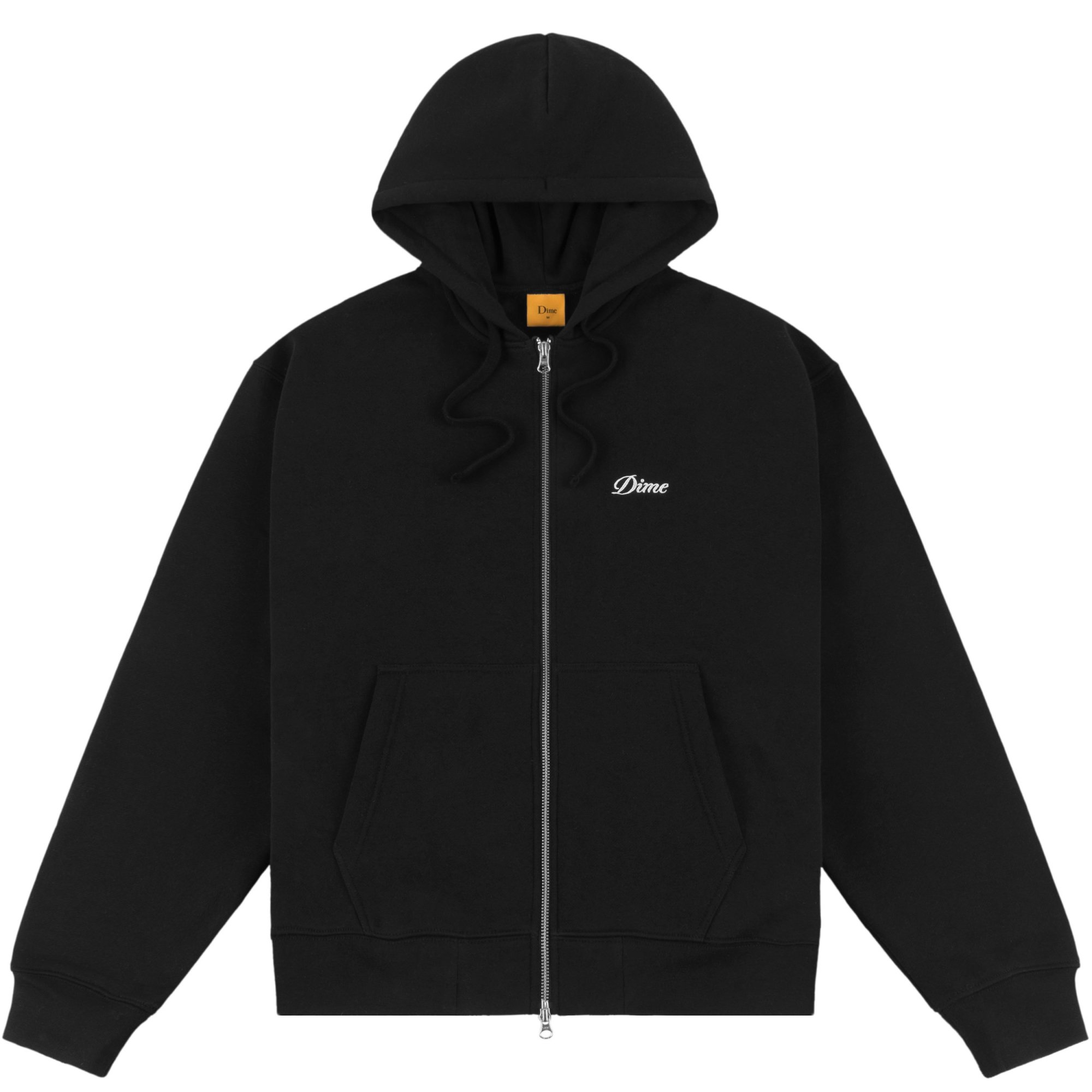 DIME<br>CURSIVE SMALL LOGO ZIP HOODIE<br>