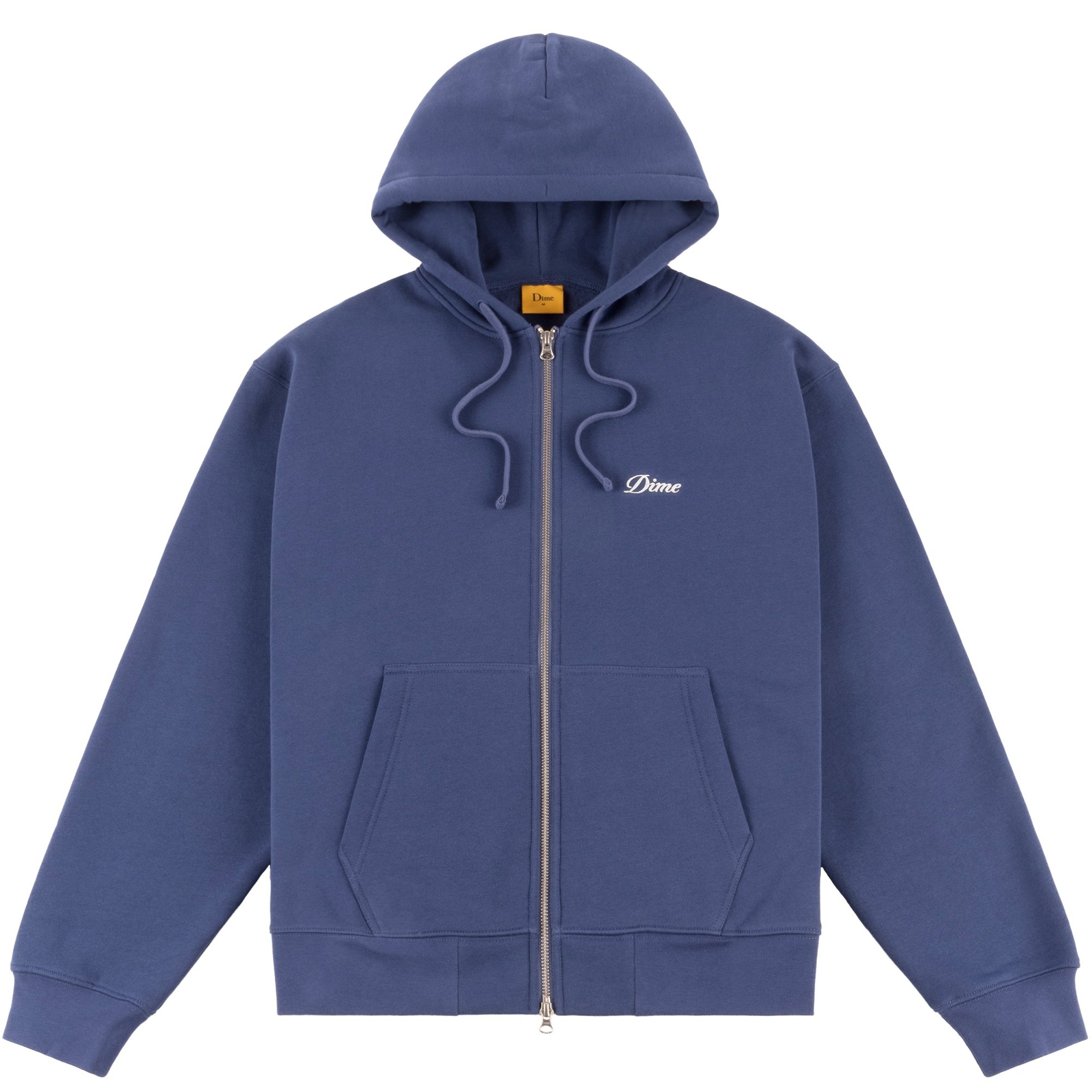 DIME<br>CURSIVE SMALL LOGO ZIP HOODIE<br>