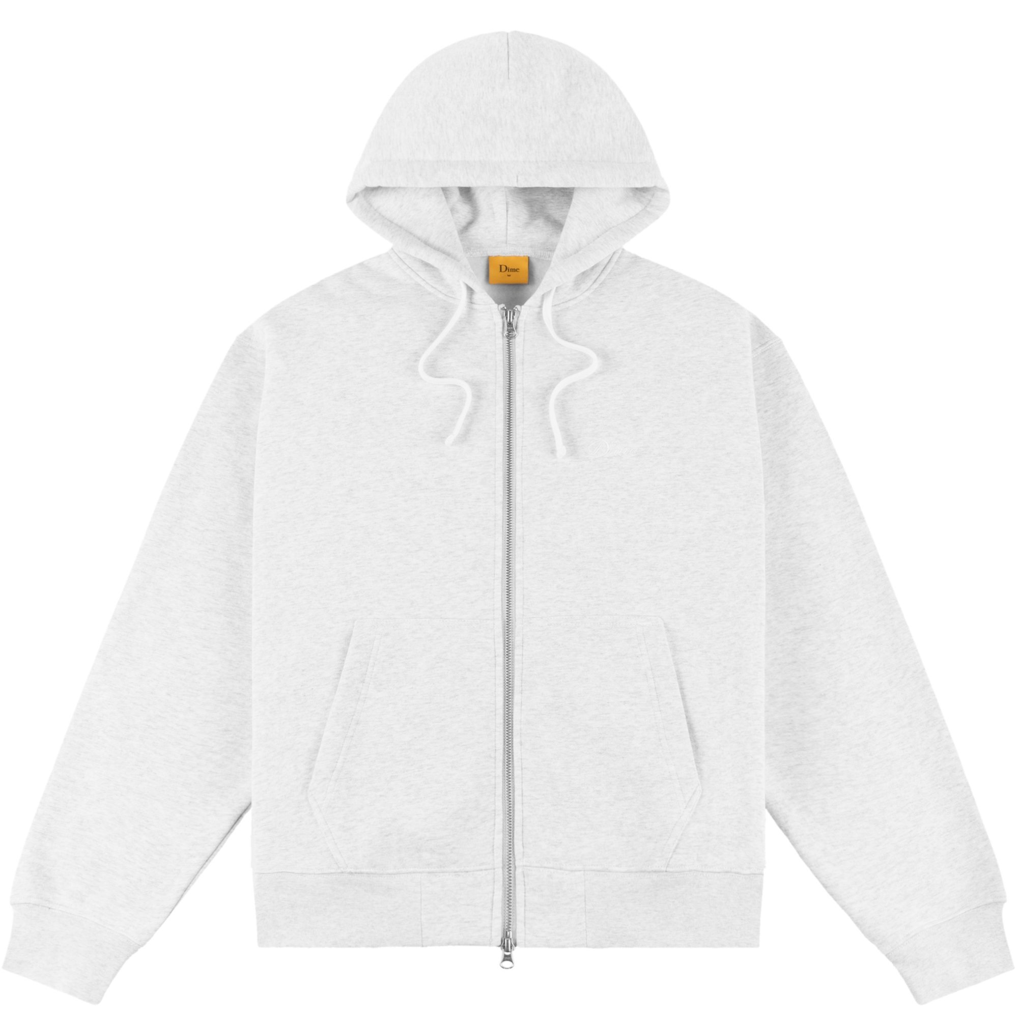 DIME<br>CURSIVE SMALL LOGO ZIP HOODIE<br>