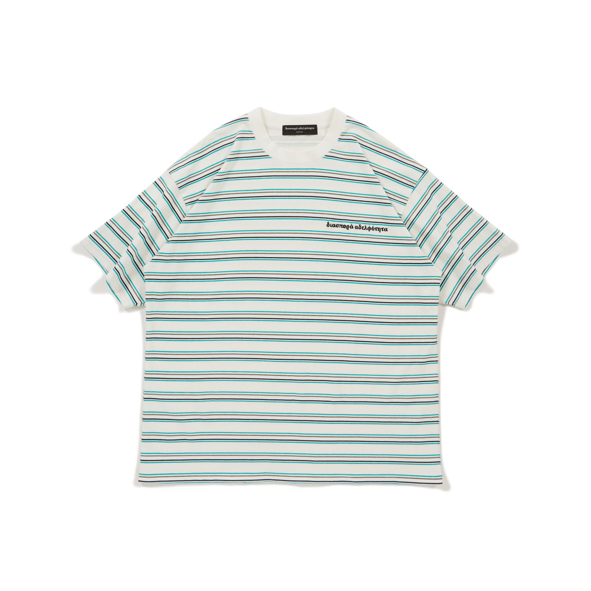 Diaspora skateboards<br>Printed Stripe S/S Top<br>