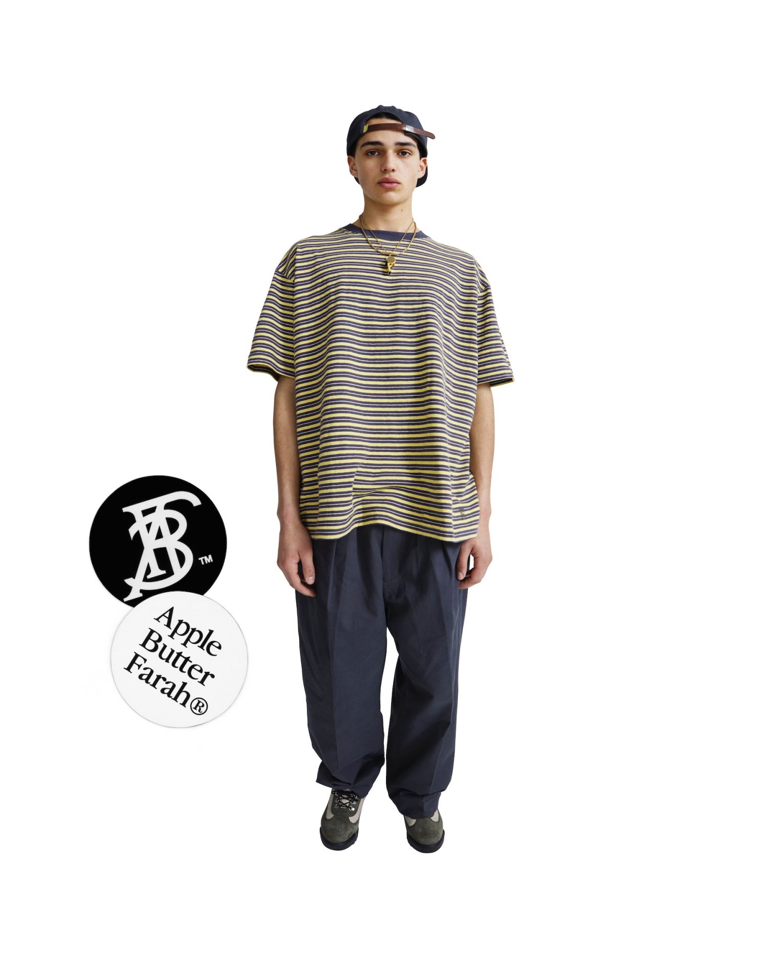 FARAH × APPLE BUTTER STORESoft Twill Easy Wide Pants - Apple ...