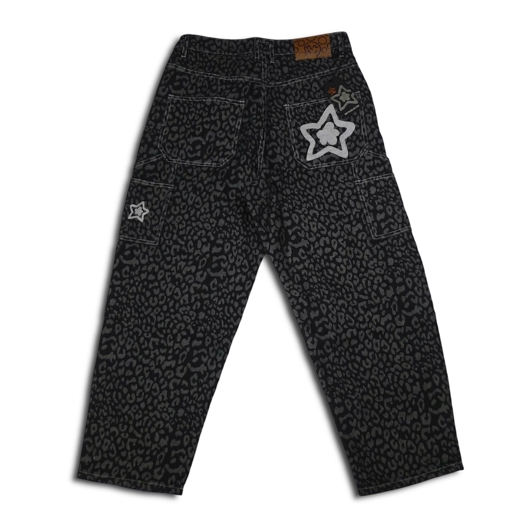 STAR TEAM<br>Leopard Star Carpenter Jeans<br>