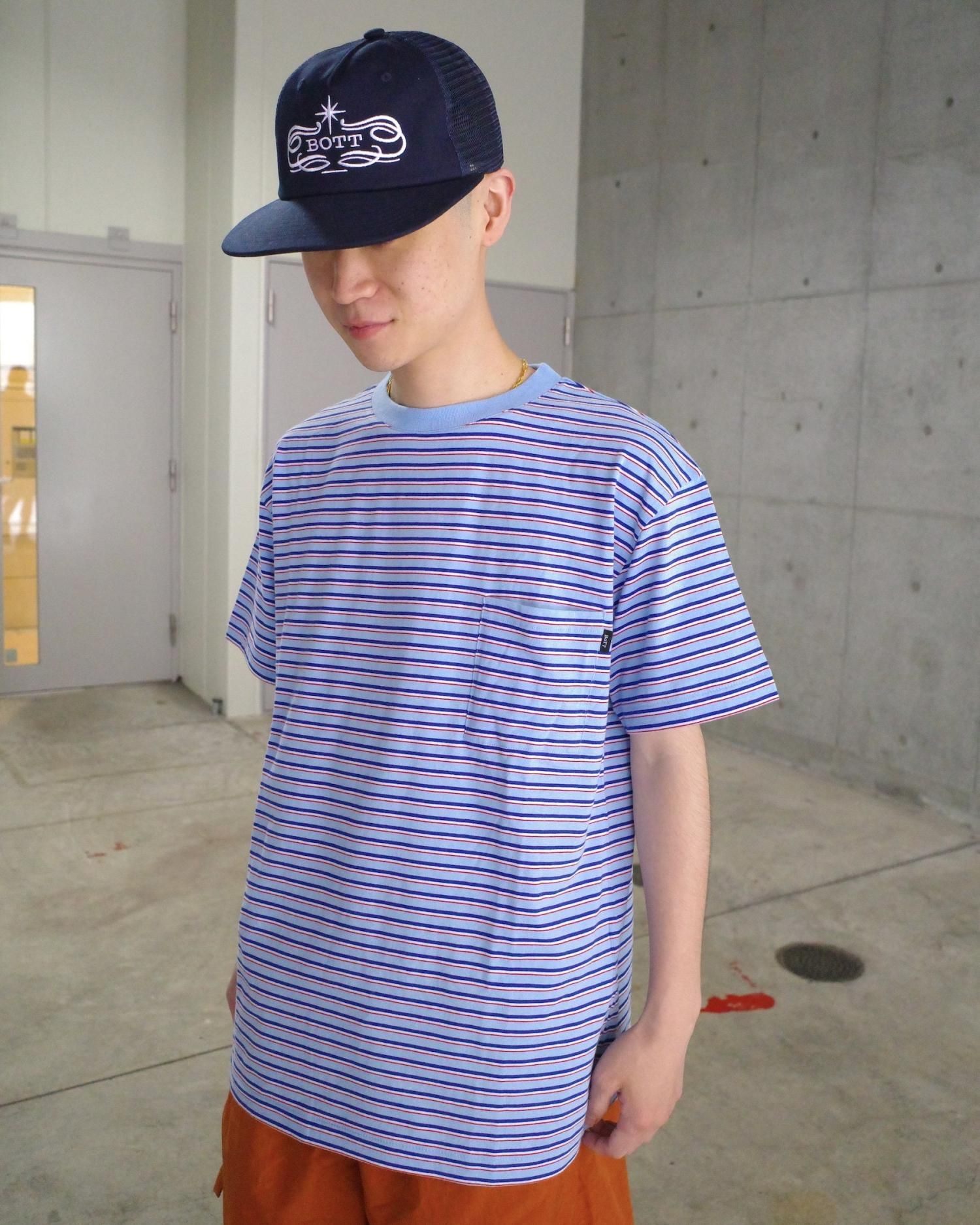 BoTTJacquard Border Pocket Tee - Apple Butter Store