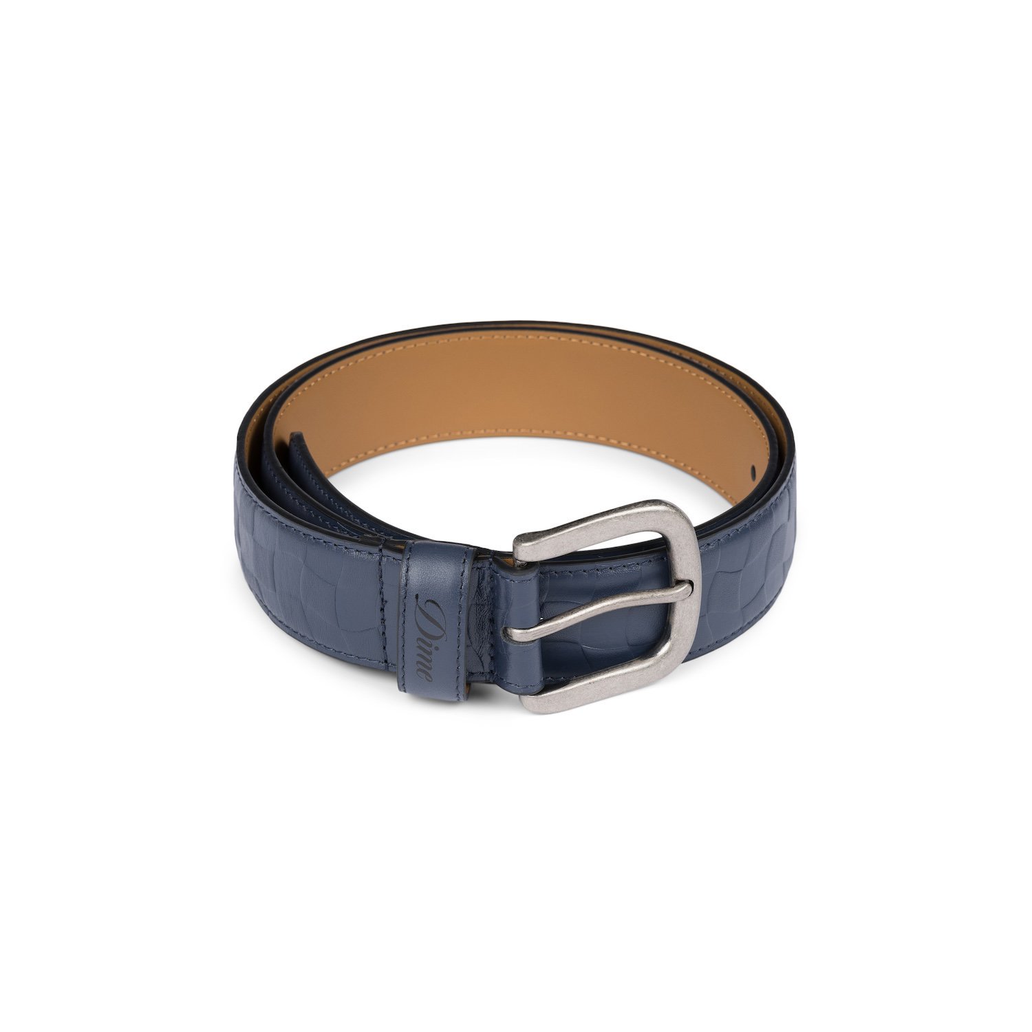 DIME<br>Checkered Leather Belt<br>