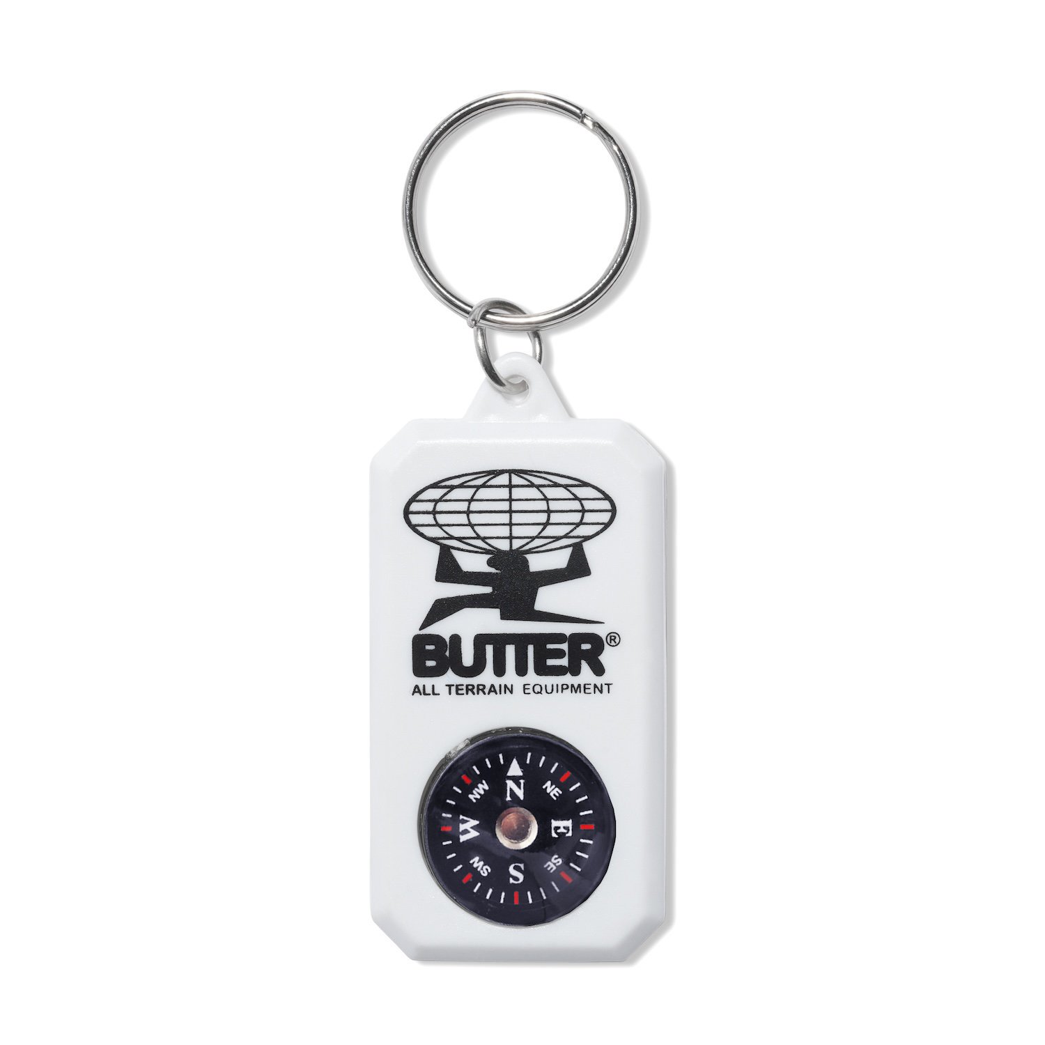 BUTTER GOODS<br>Terrain Compass Key Chain<br>