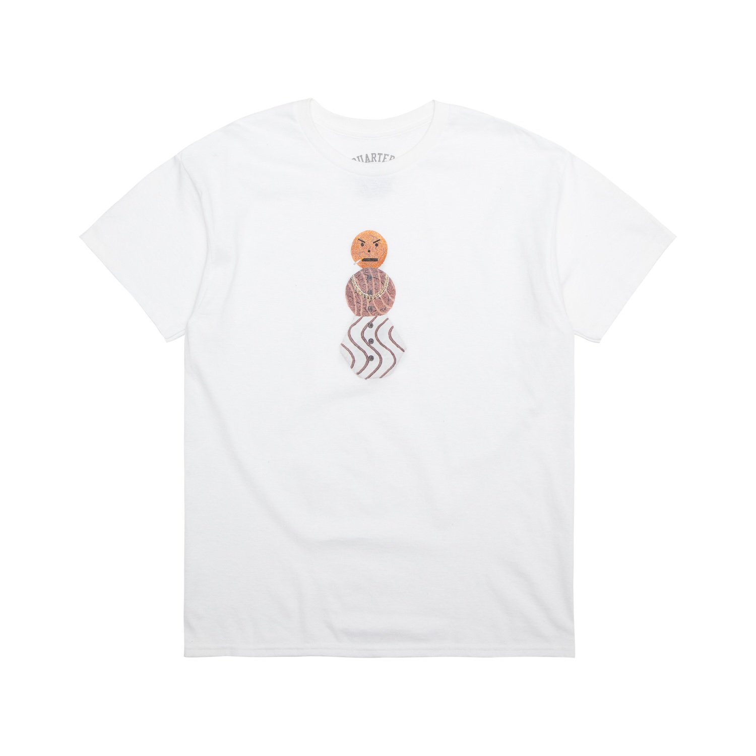 QUARTER SNACKS<br>Front Snackman Tee<br>