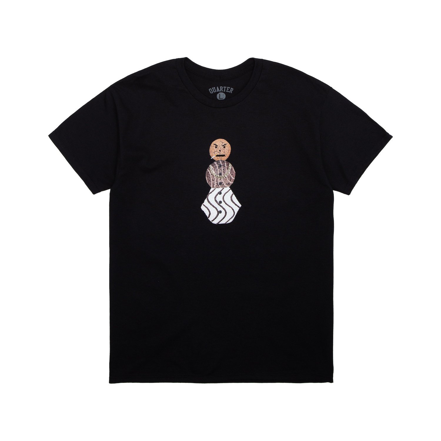 QUARTER SNACKS<br>Front Snackman Tee<br>